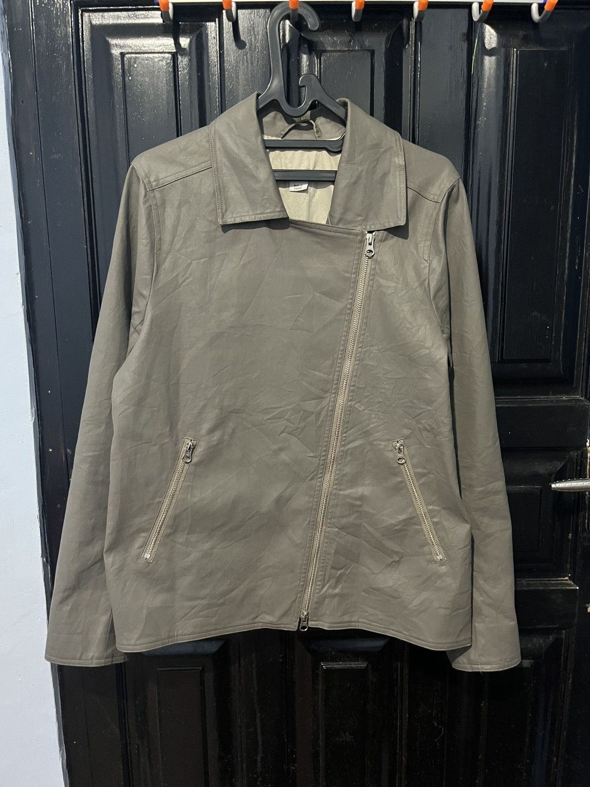 Other Leather Bike Jacket Grey Size US M / EU 48-50 / 2 - 1 Thumbnail