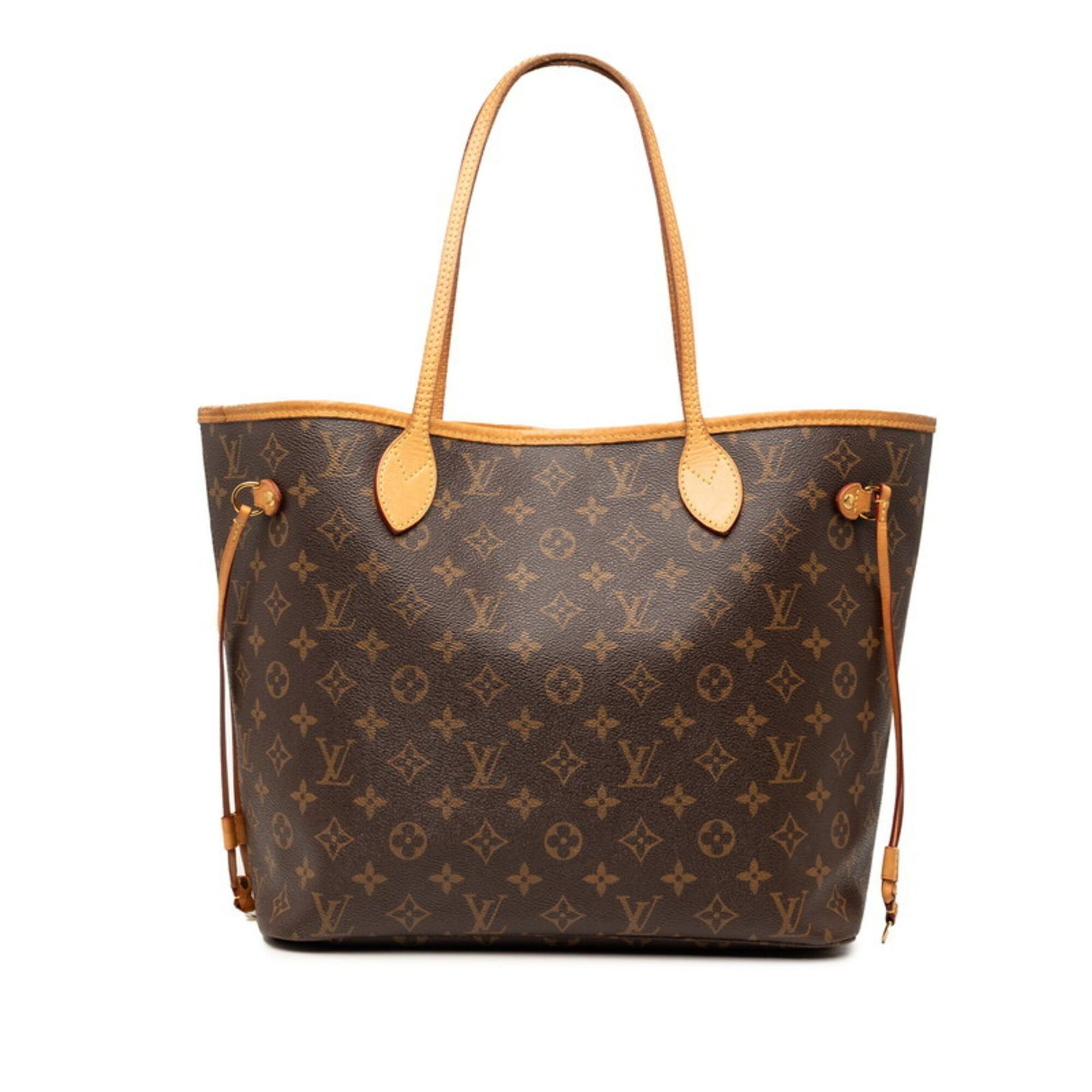 Louis Vuitton Louis Vuitton Monogram Neverfull MM Tote Bag M41177 Brown Leather Women's LOUIS VUITTON Size ONE SIZE - 1 Thumbnail