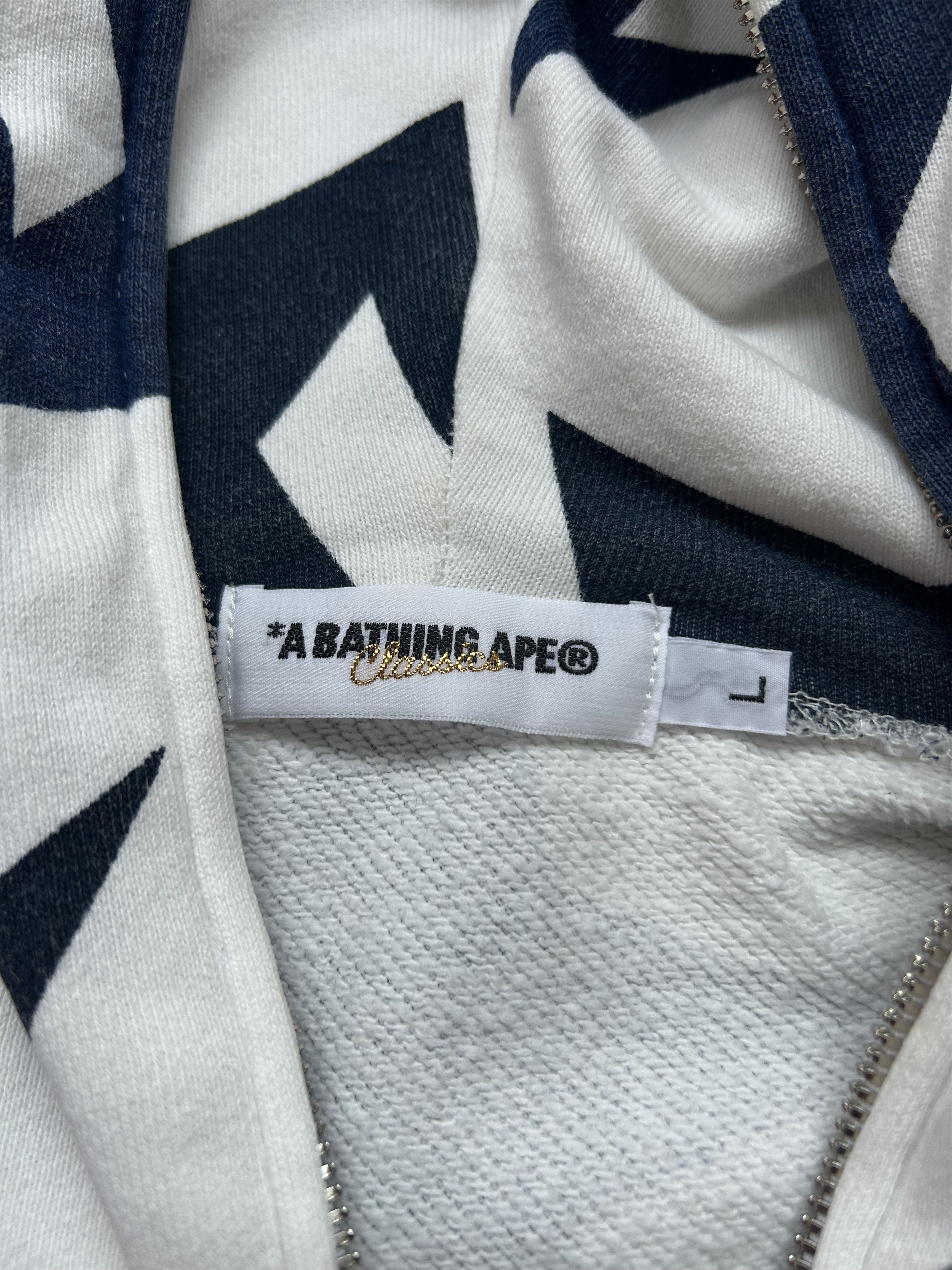 Bape NFS Limited Bape Sta Pattern Full Zip Hoodie [Size L] Size US L / EU 52-54 / 3 - 5 Thumbnail