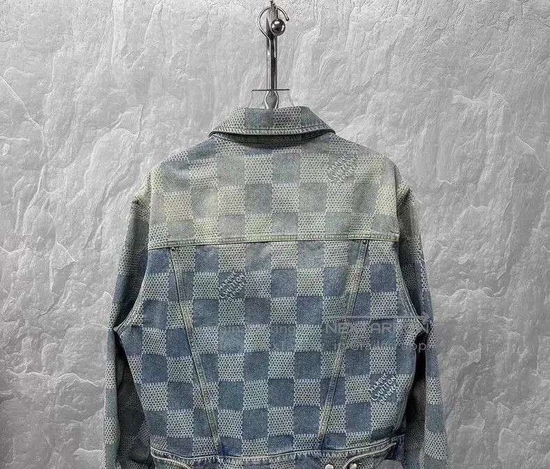 Louis Vuitton Louis Vuitton SS24 3D plaid jacquard denim jacket Size US M / EU 48-50 / 2 - 5 Thumbnail