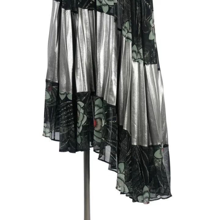 Dries Van Noten Dries Van Noten size:34 Black floral pleated skirt Size 33" - 5 Thumbnail