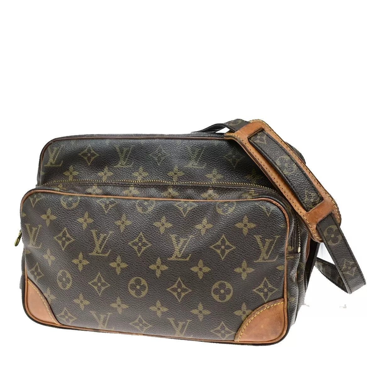 Louis Vuitton Monogram Nile Crossbody Shoulder Bag Brown, Women's