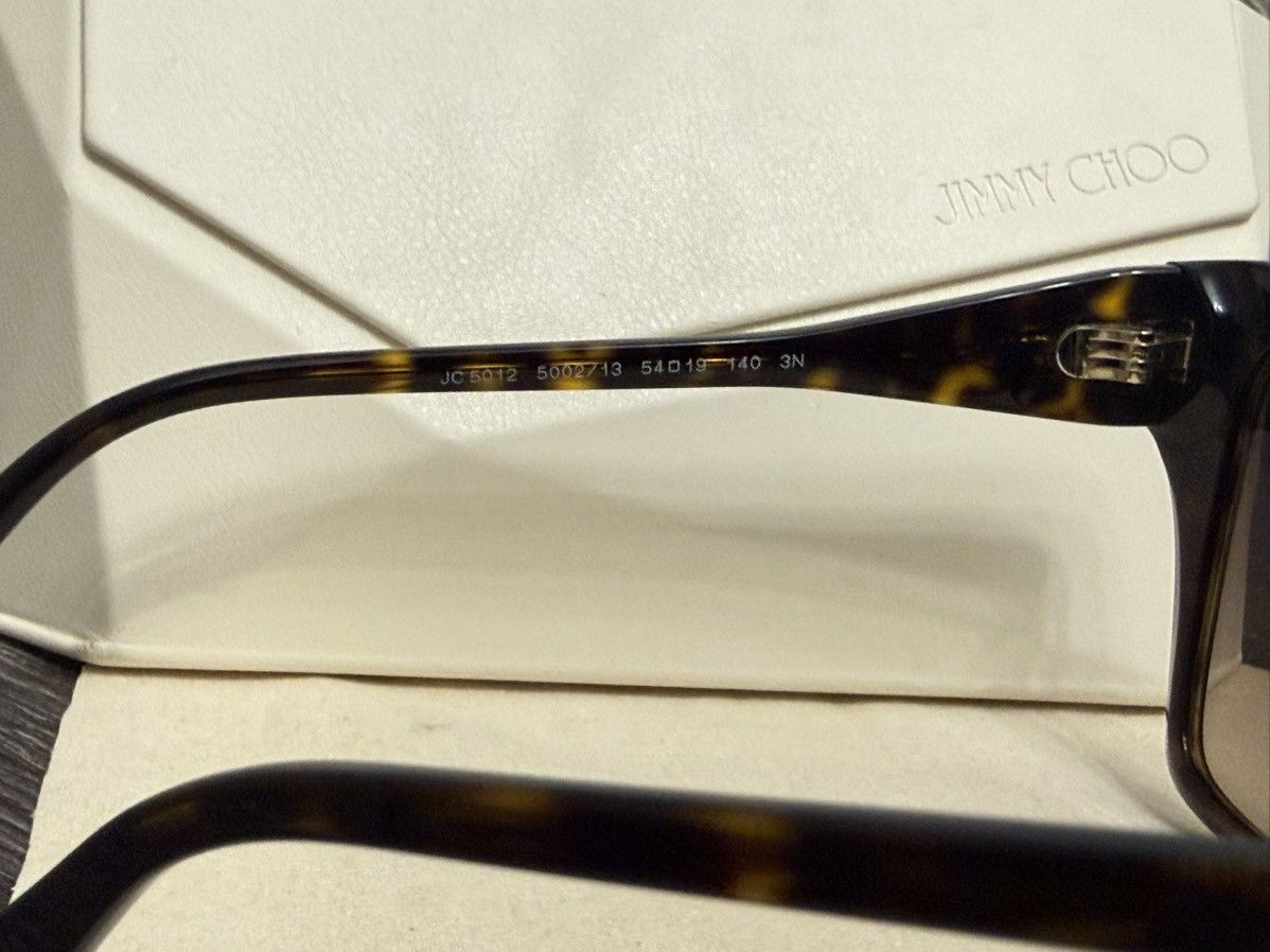 Jimmy Choo Jimmy Choo Tortoiseshell Square Sunglasses – Made in Italy Size ONE SIZE - 3 Thumbnail