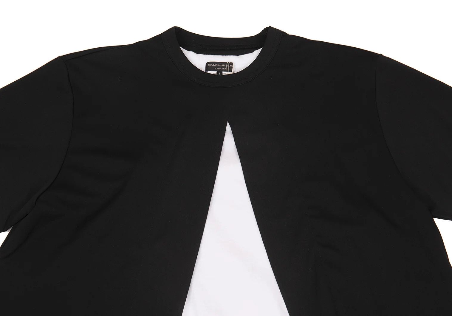 Comme des Garcons Homme Plus Layered Design T-Shirt in Black, Size S Size US S / EU 44-46 / 1 - 2 Thumbnail