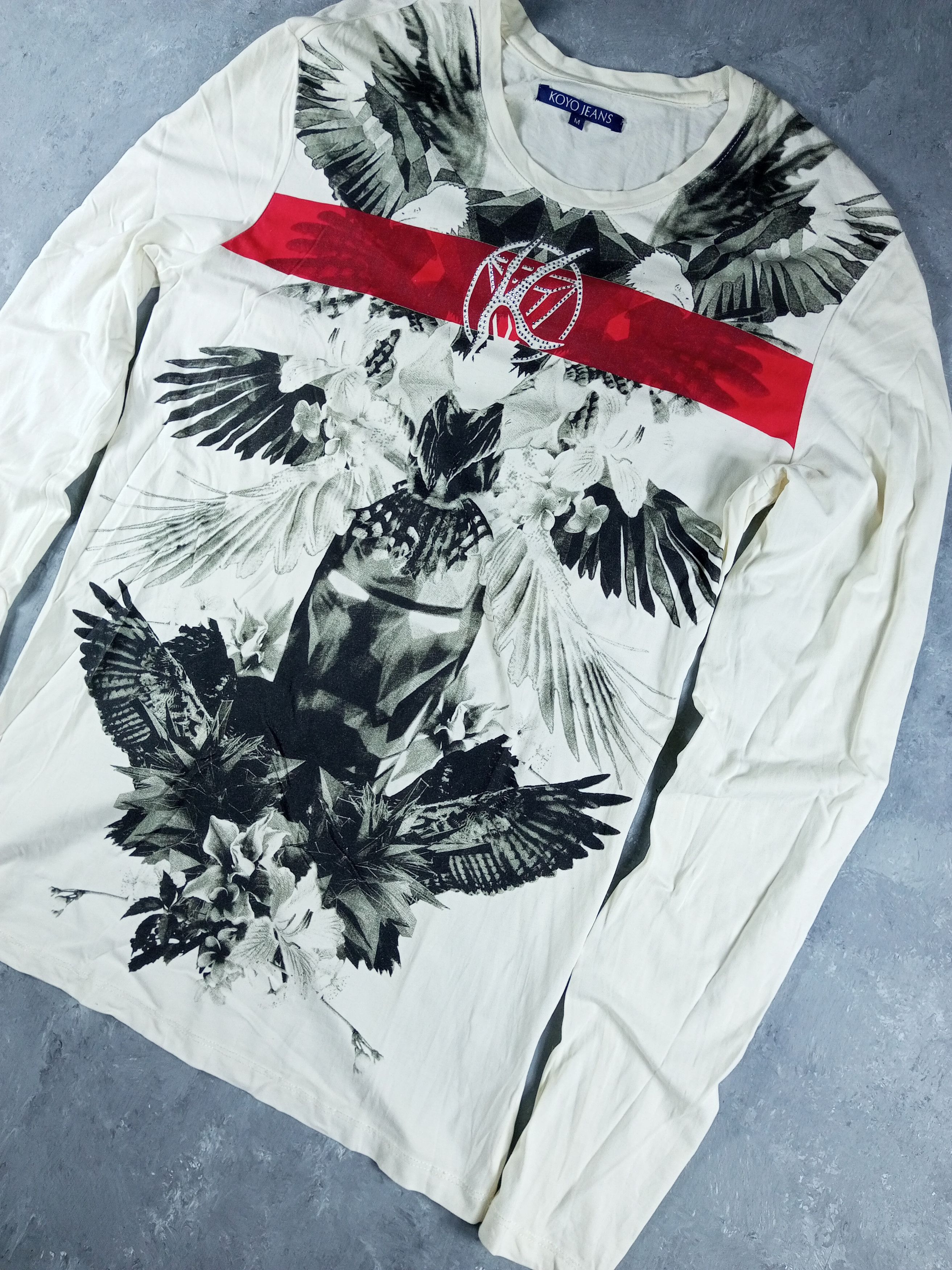 Japanese Brand 2000s Japanese archive Vkei Slim Long Sleeve Tee Size US M / EU 48-50 / 2 - 3 Thumbnail