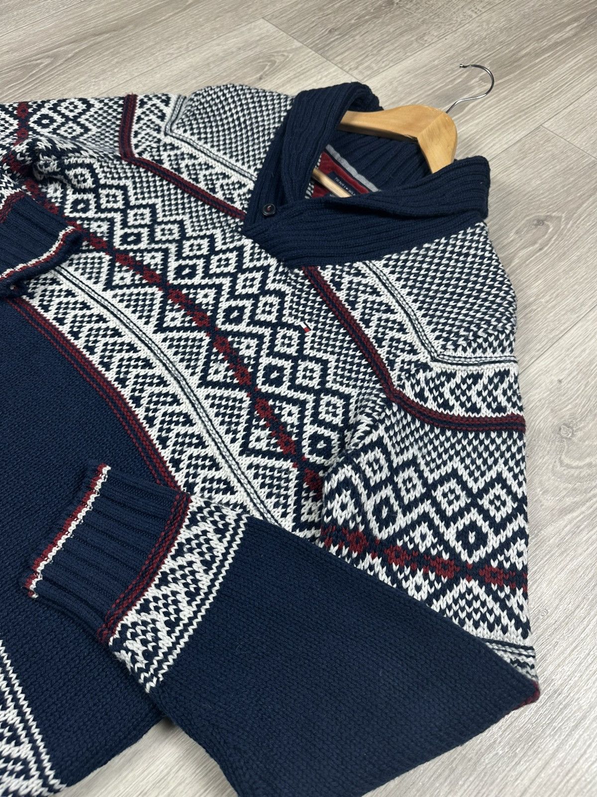 Tommy Hilfiger × Vintage Vintage Tommy Hilfiger Knit Cardigan Sweater Size US M / EU 48-50 / 2 - 4 Thumbnail