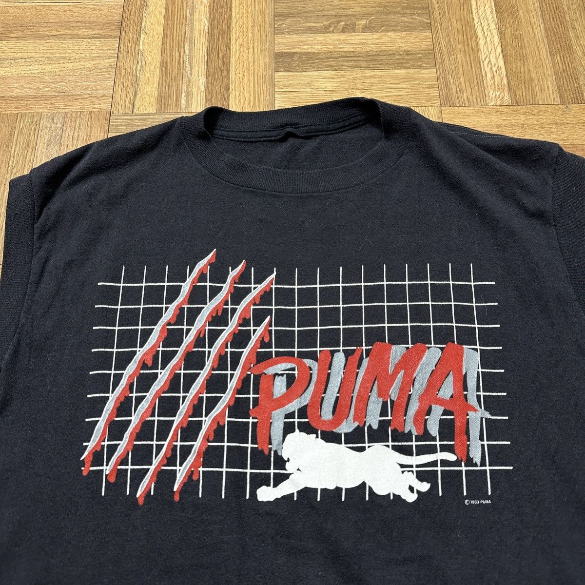 Puma Vintage Puma sleeveless shirt Size US L / EU 52-54 / 3 - 3 Thumbnail