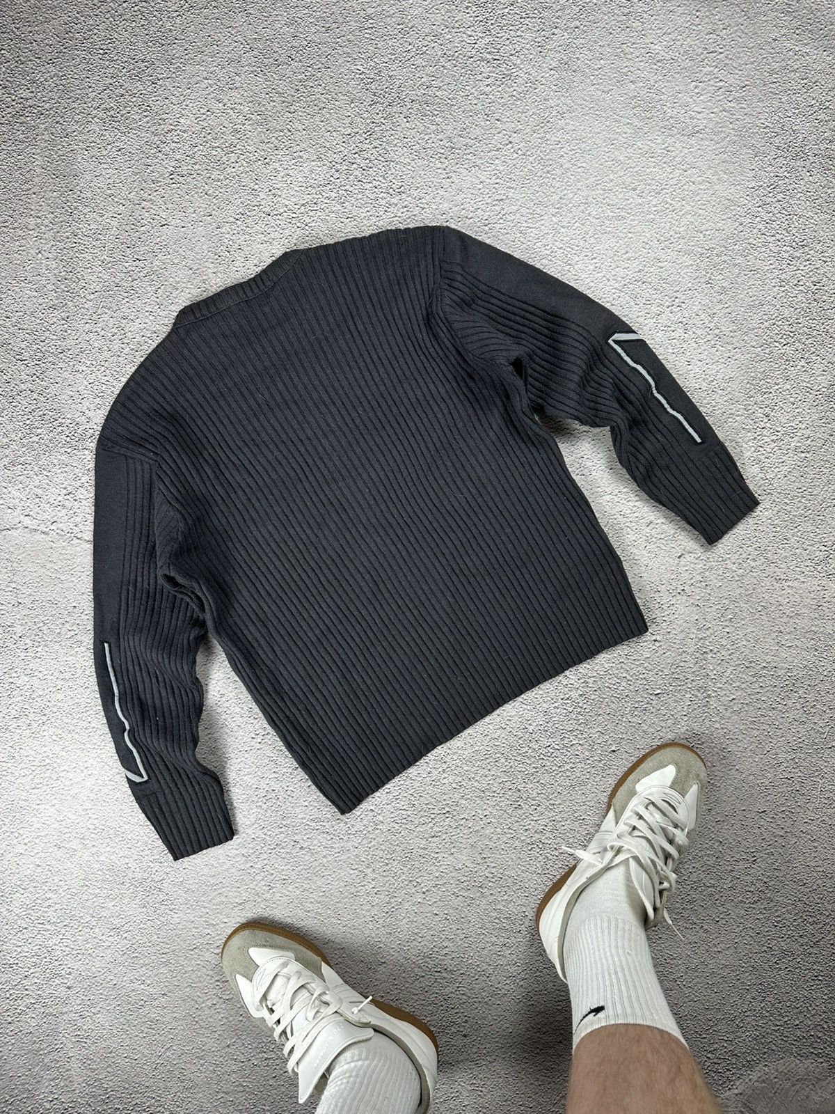 Japanese Brand Crazy Diesel Style Wool Knitwear Y2K Japan Faded SK 8 Style Size US M / EU 48-50 / 2 - 2 Thumbnail