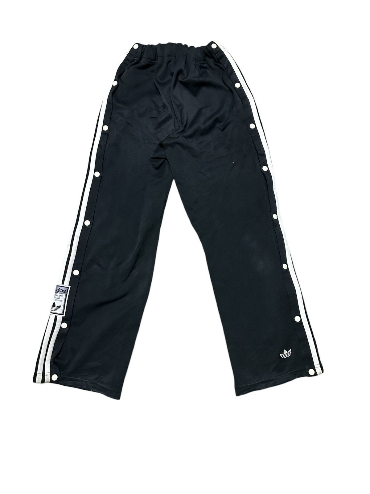 Adidas Vtg Adidas fishnets popper joggers track bottom Size US 30 / EU 46 - 1 Thumbnail