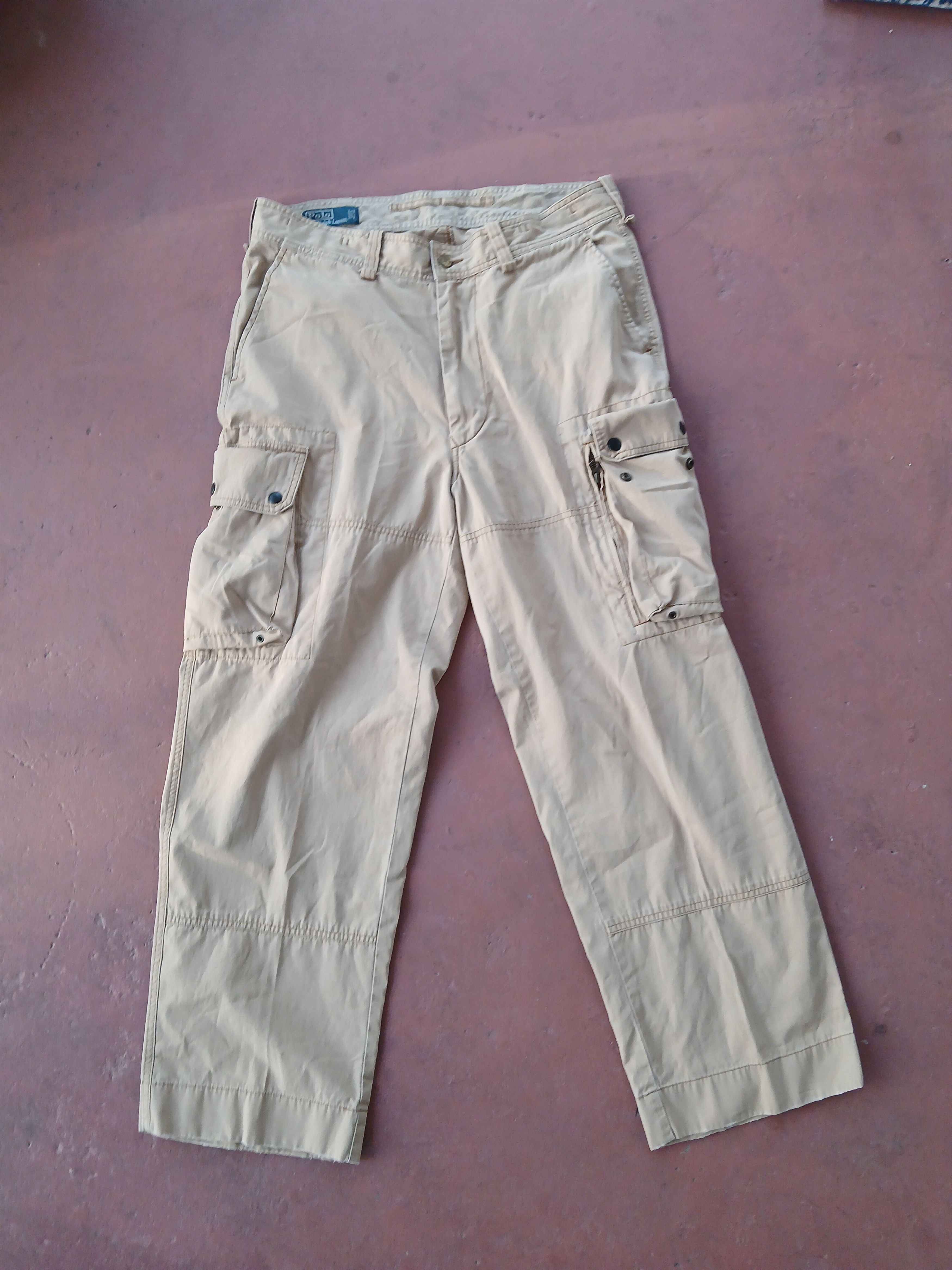 Polo Ralph Lauren Polo Ralph Lauren Pants Mens Cargo Paratrooper Army Utility Size US 35 - 13 Thumbnail