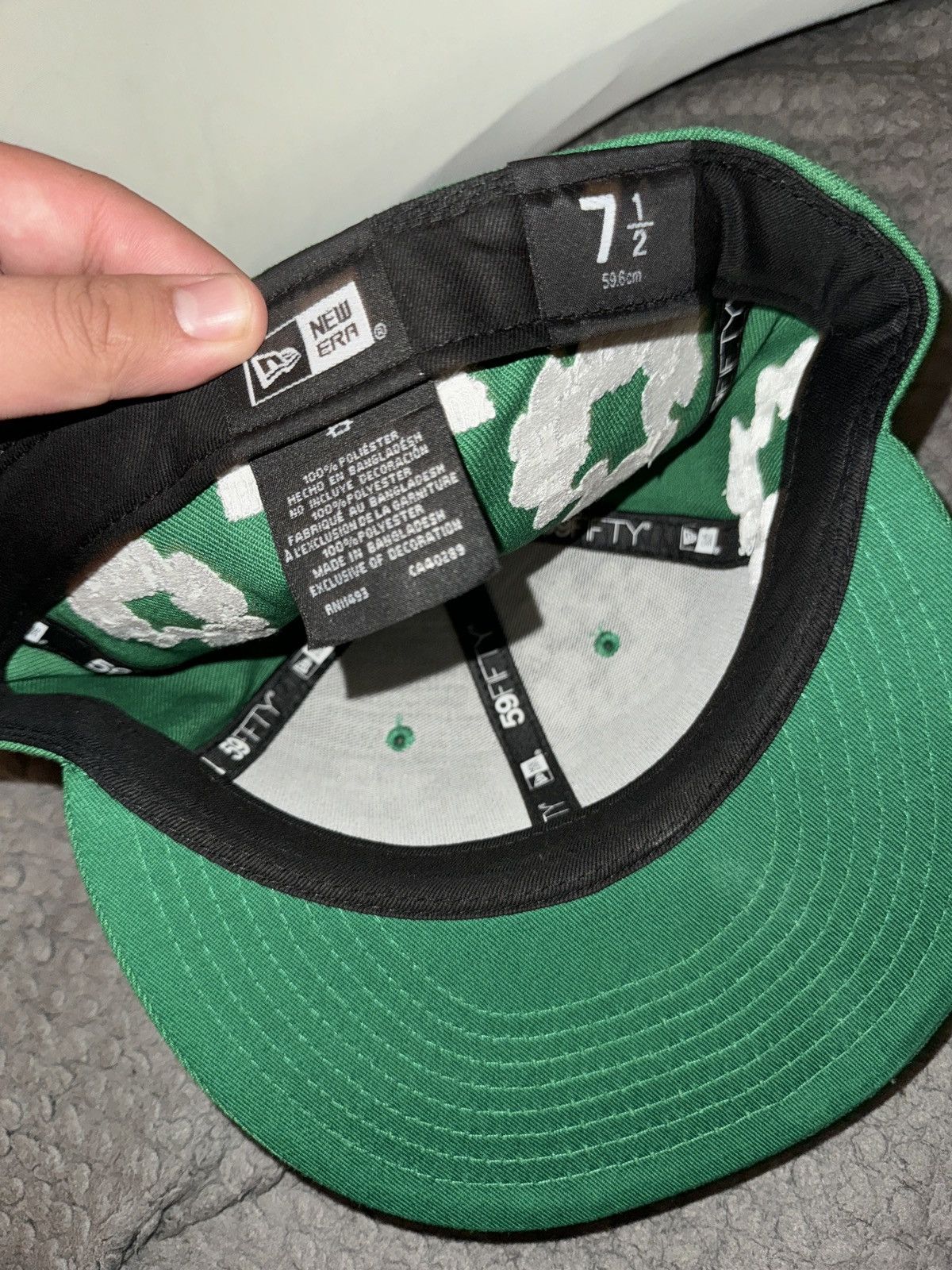 DENIM TEARS × New Era Denim Tears New Era Green Color 7 1/2 Size ONE SIZE - 3 Thumbnail