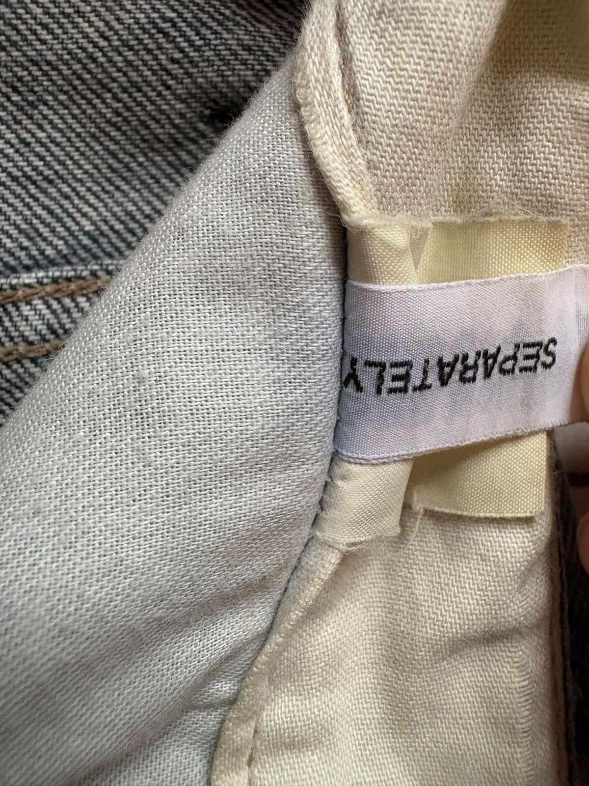 Designer × Katharine Hamnett London Vintage Katharine Mud Wash Distressed Ripped Bootcut Jeans Size 25" / US 0 / IT 36 - 11 Thumbnail