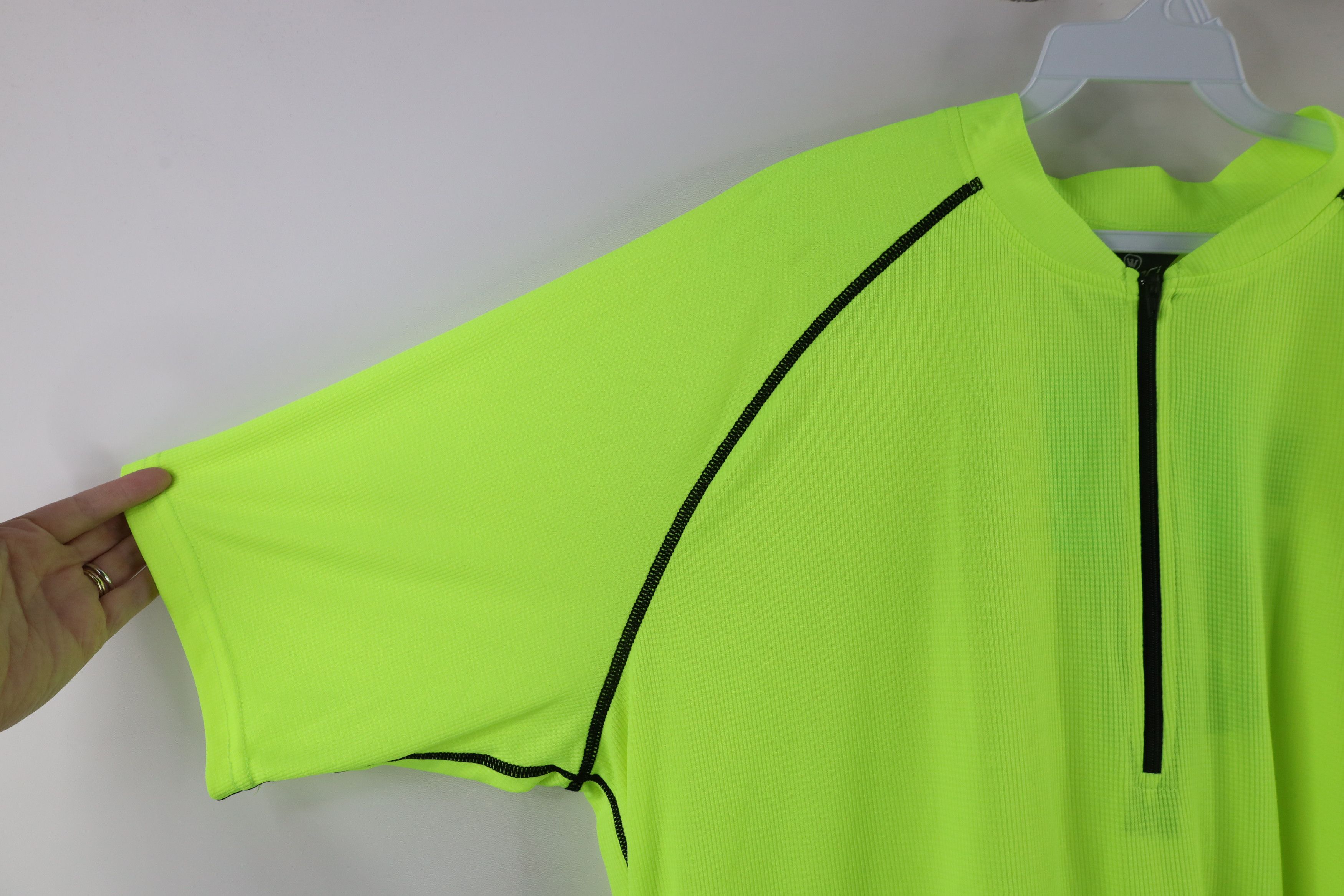 Vintage Deadstock Vintage Canari Cycling Jersey Highlighter Yellow Size US XL / EU 56 / 4 - 5 Thumbnail