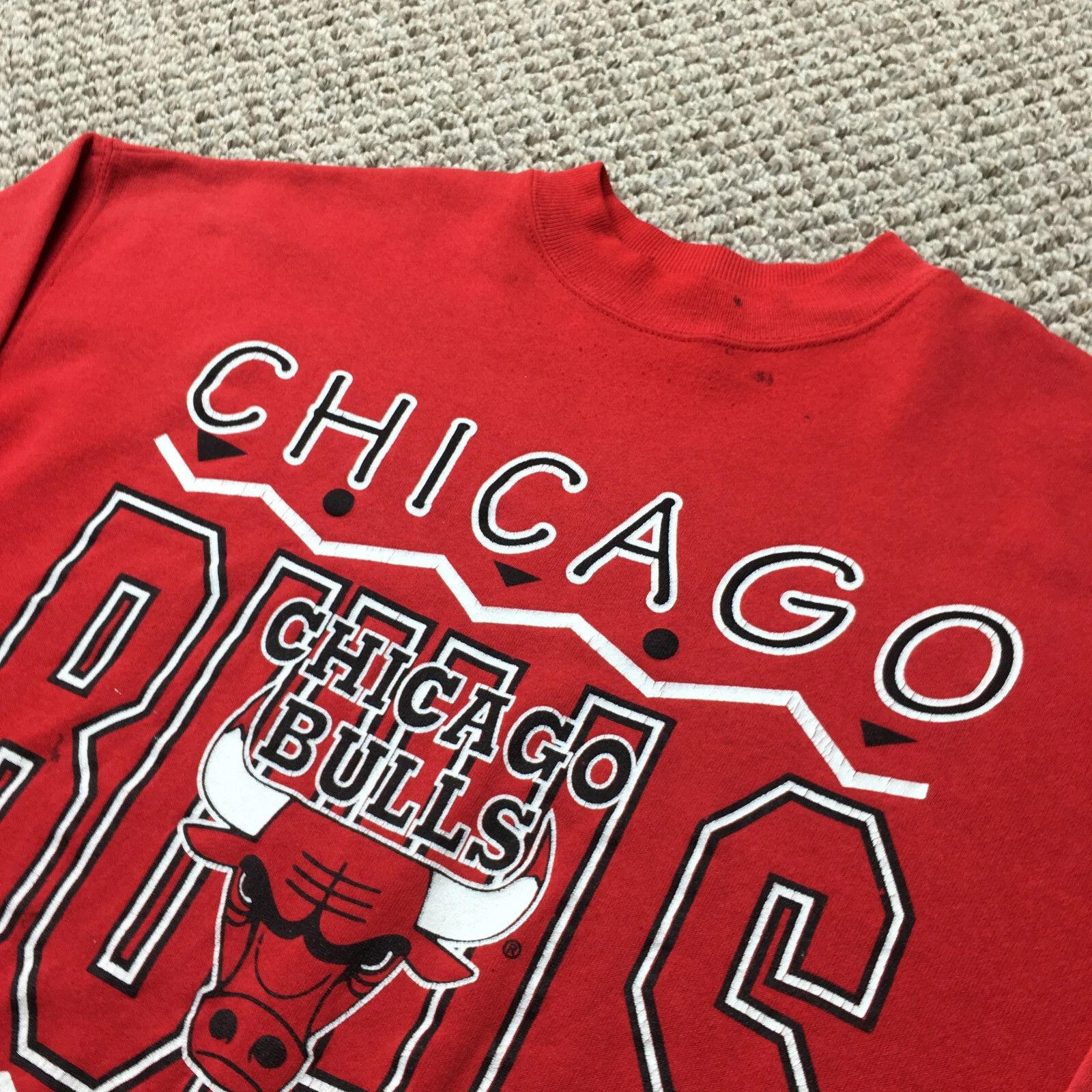 Billionaire Boys Club Chicago Bulls NBA Vintage Sweatshirt Pullover Size US XXL / EU 58 / 5 - 2 Thumbnail