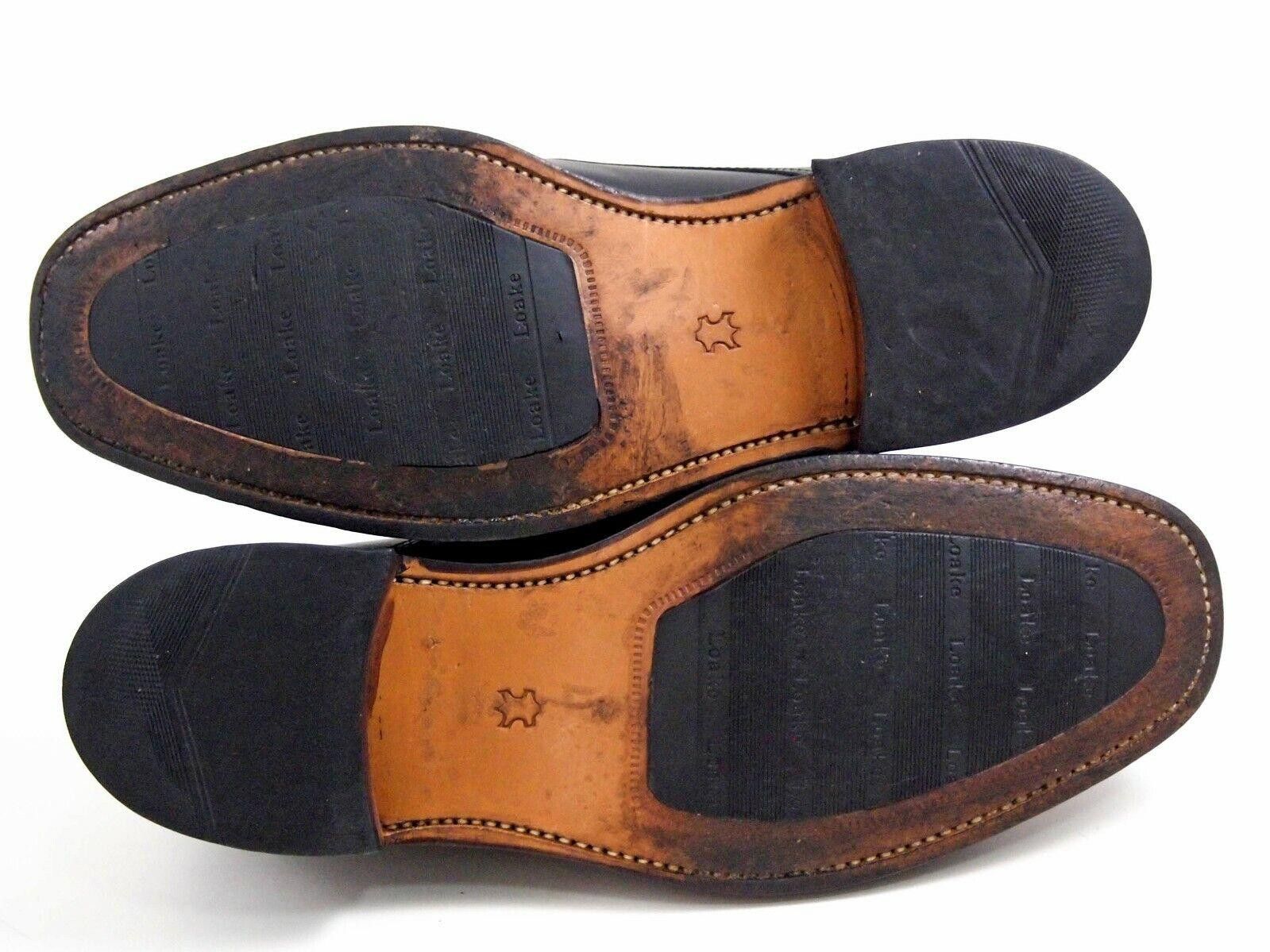Loake Loake Aberdeen Derby Black Leather Mens EU 41.5 US 8.5 G Size US 8.5 / EU 41-42 - 8 Thumbnail