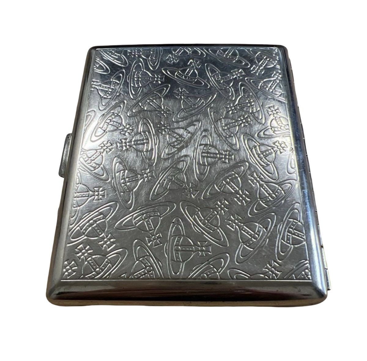 Vivienne Westwood Vivienne Westwood All-Over Orb Engraved Metal Cigarette Case
