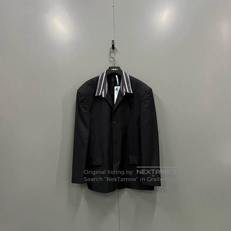Balenciaga Wool Single-Breasted Blazer