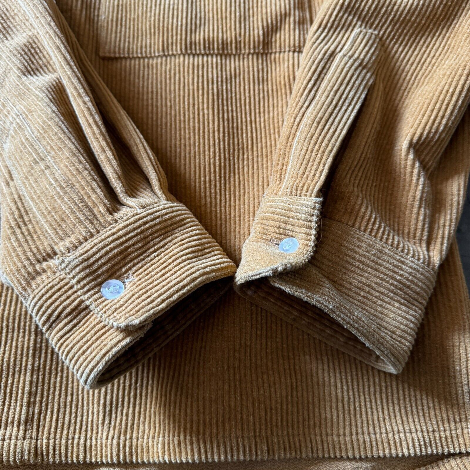 Fucking Awesome Fucking Awesome Corduroy Overshirt FA Medium Brown Button Up Size US M / EU 48-50 / 2 - 2 Thumbnail