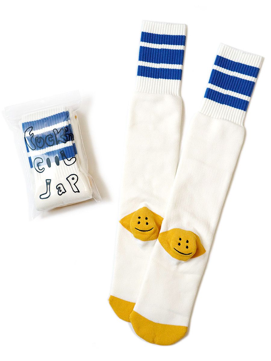 Kapital Kapital 144 HAPPY HEEL embroidery skaters knee high Size ONE SIZE - 1 Preview
