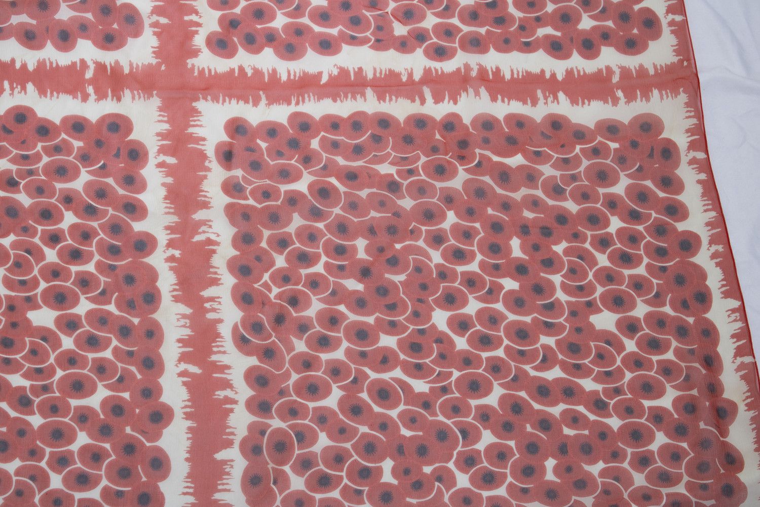 Hermes Hermes, red floral printed silk scarf Size ONE SIZE - 6 Thumbnail