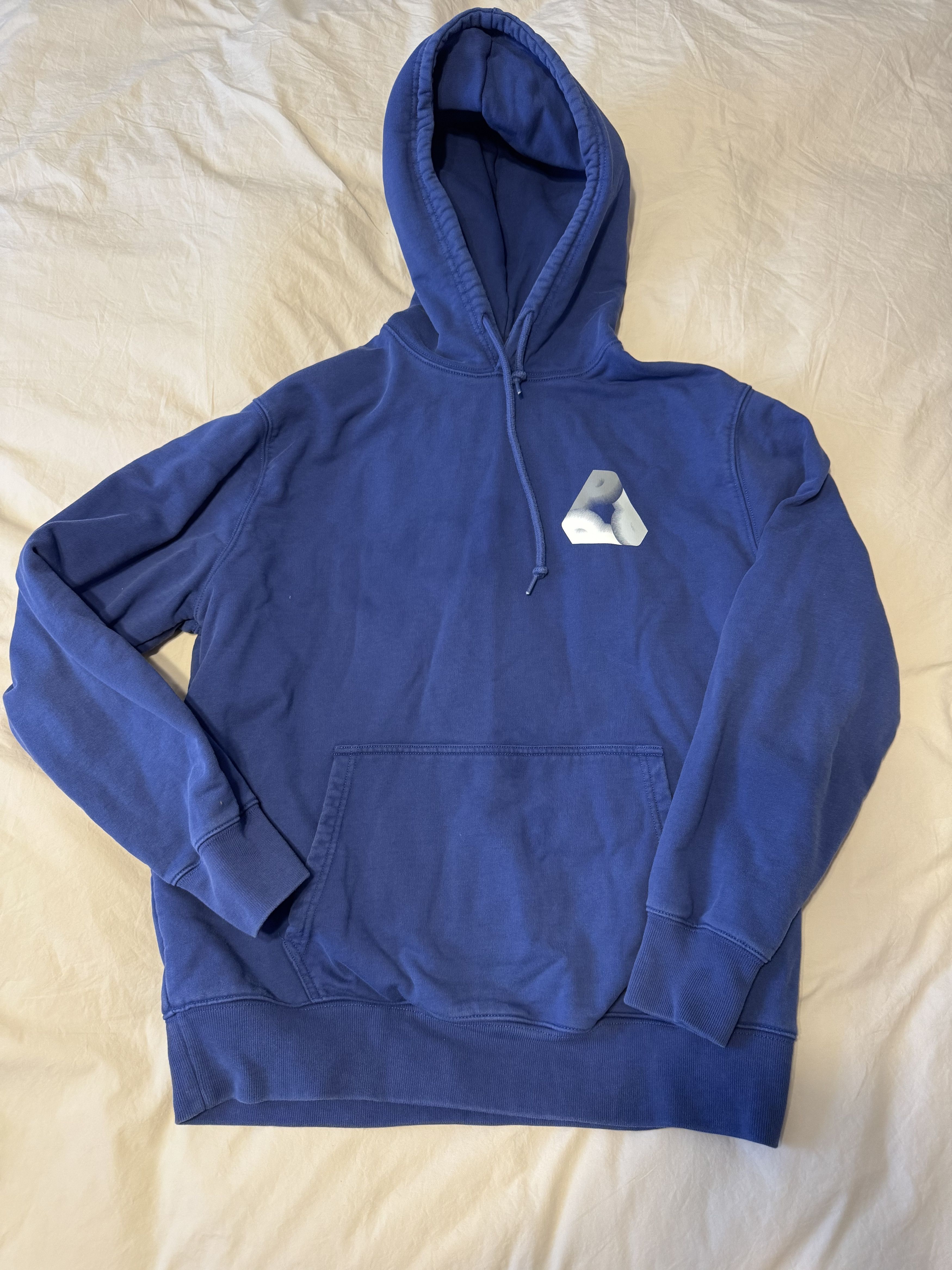 Palace Navy Hoodie | Grailed Palace Navy Hoodie | Grailed
