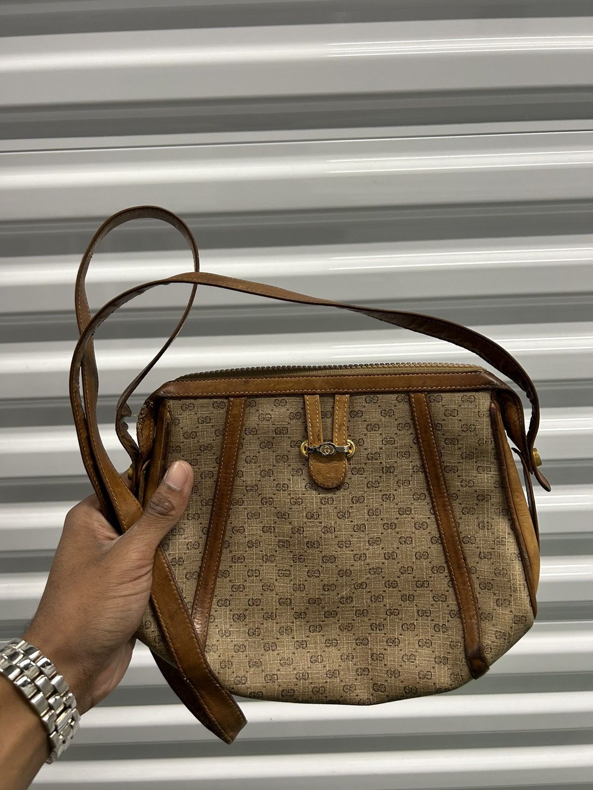 Gucci Gucci old micro gg crossbody 80s | Grailed