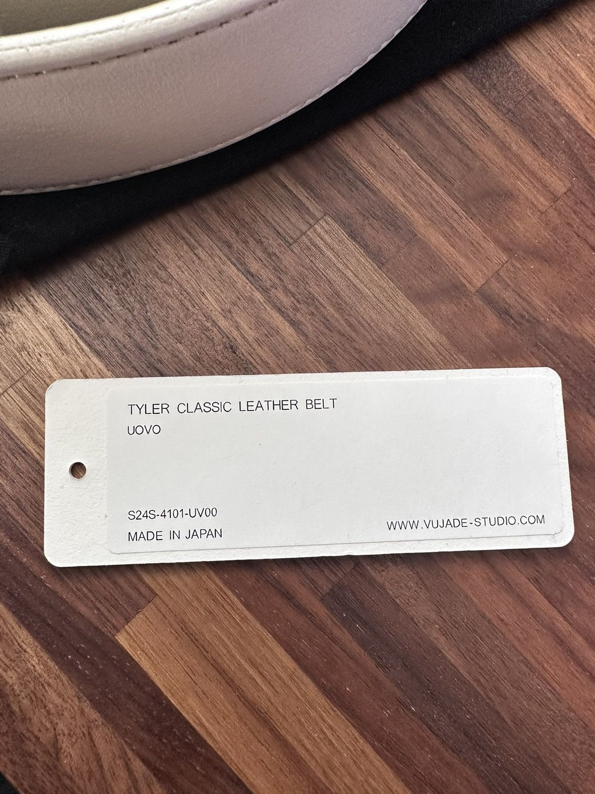 Vuja De Vuja De Tyler Classic Leather Belt | Grailed