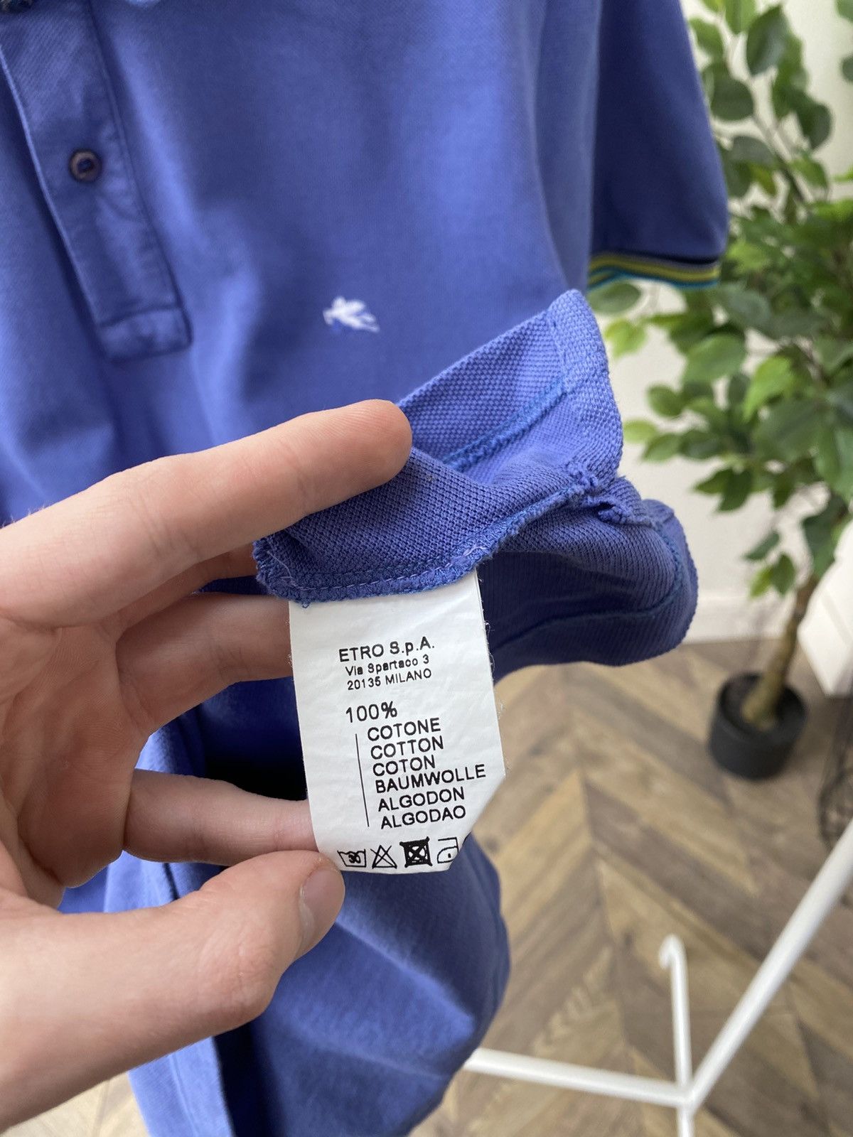 Designer × Etro × Vintage Vintage Etro Luxury Polo T-Shirt Size US S / EU 44-46 / 1 - 8 Thumbnail