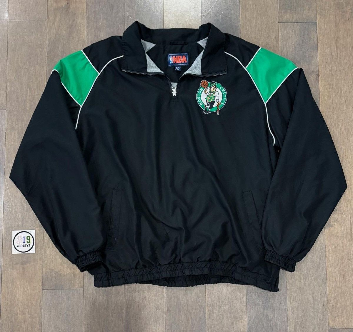 NBA NBA Boston Celtics Quarter Zip Windbreaker Jacket Size US XL / EU 56 / 4 - 1 Thumbnail