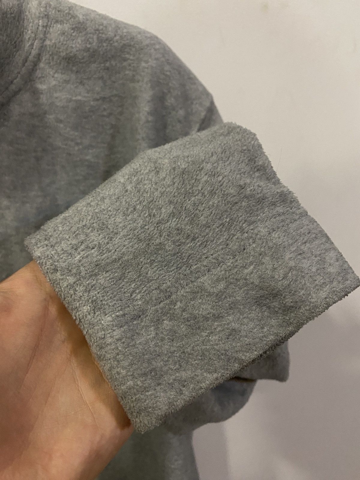 Yves Saint Laurent Fleece YSL Sweatshirt Grey Vintage Turtleneck 90s Sweater Size US L / EU 52-54 / 3 - 7 Thumbnail