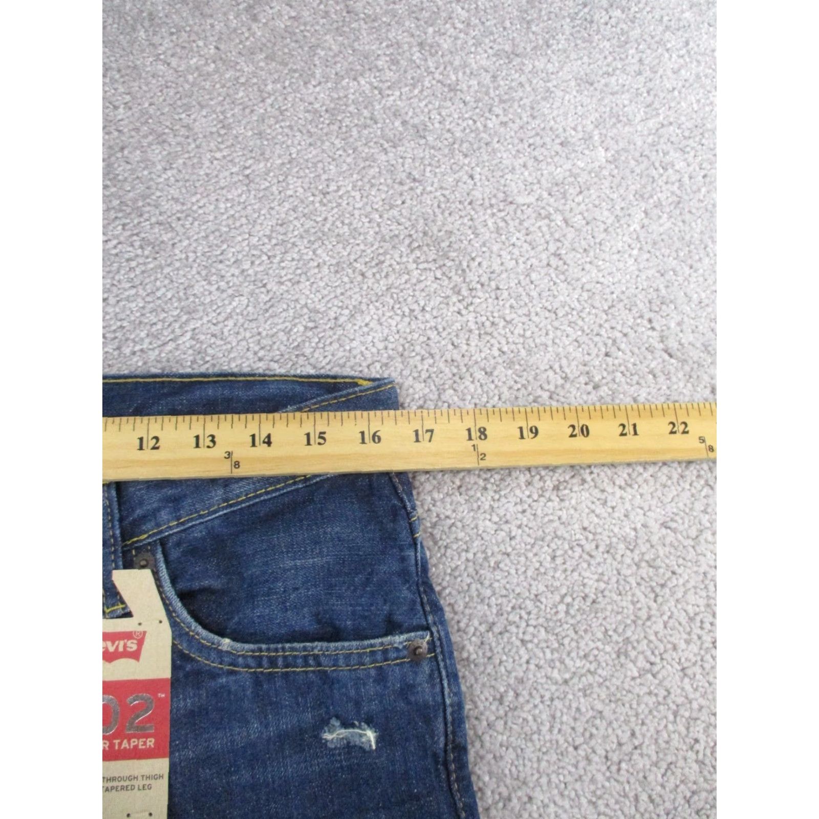 Levi's VINTAGE Levis 502 Jeans Womens 20 Dark Wash Denim Regular Taper NEW Size 42" / US 20 - 7 Thumbnail