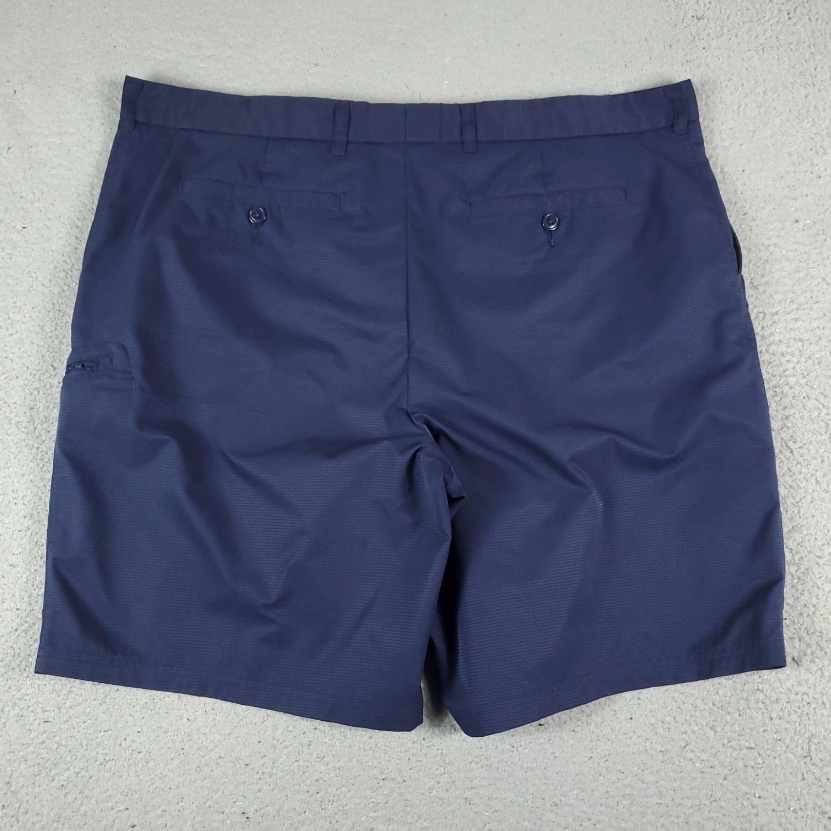 Vintage Pebble Beach Mens Chino Shorts 40 Blue Flat Front Casual Golf Pants Regular Belt Loops Logo Vintage No Size US 40 / EU 56 - 7 Thumbnail