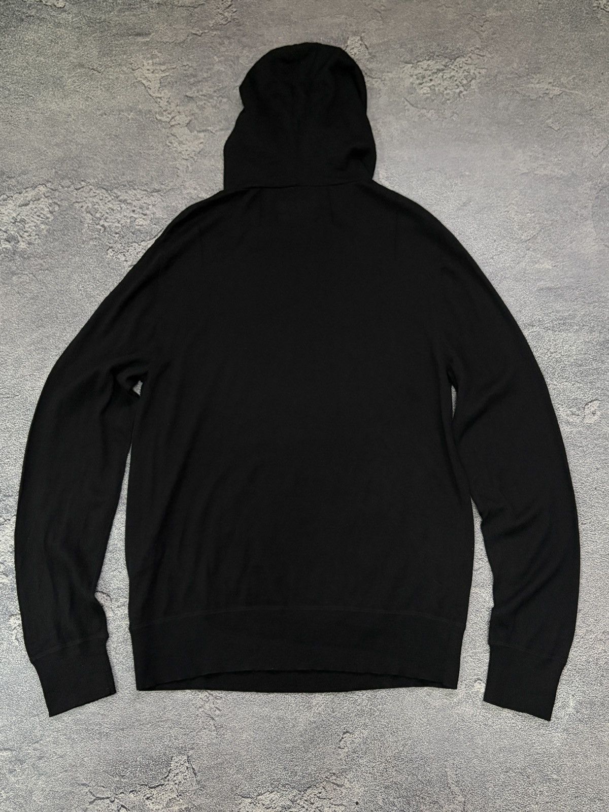 Allsaints AllSaints Mode Merino Wool Hoodie Black Pullover L Size US L / EU 52-54 / 3 - 4 Thumbnail