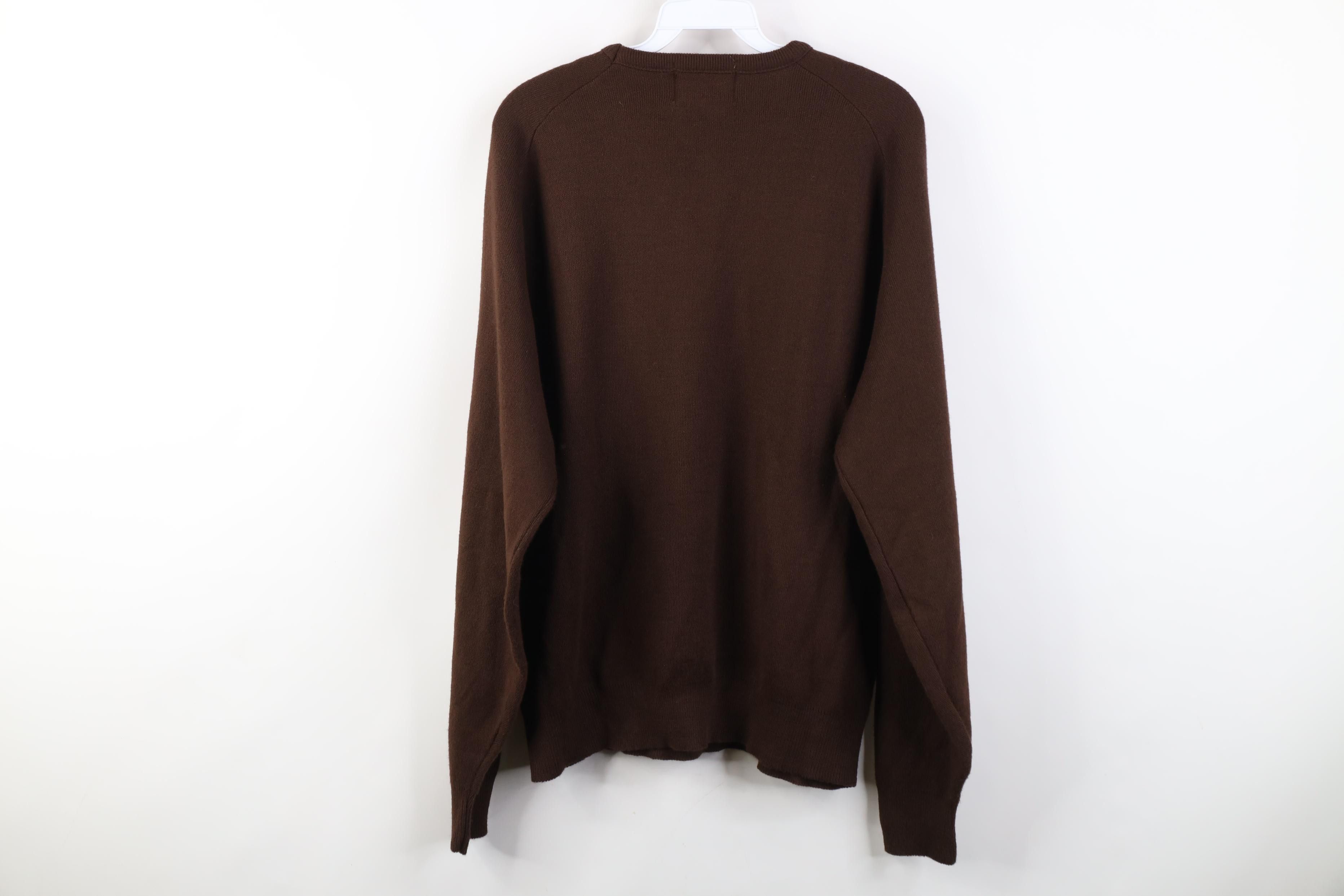 Vintage Vintage 70s Bowling Green State University V-Neck Sweater Size US XL / EU 56 / 4 - 10 Thumbnail