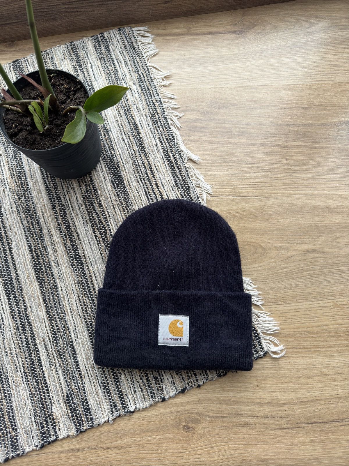 Carhartt Vintage Carhartt Acrylic watch beanie hat Size ONE SIZE - 1 Thumbnail