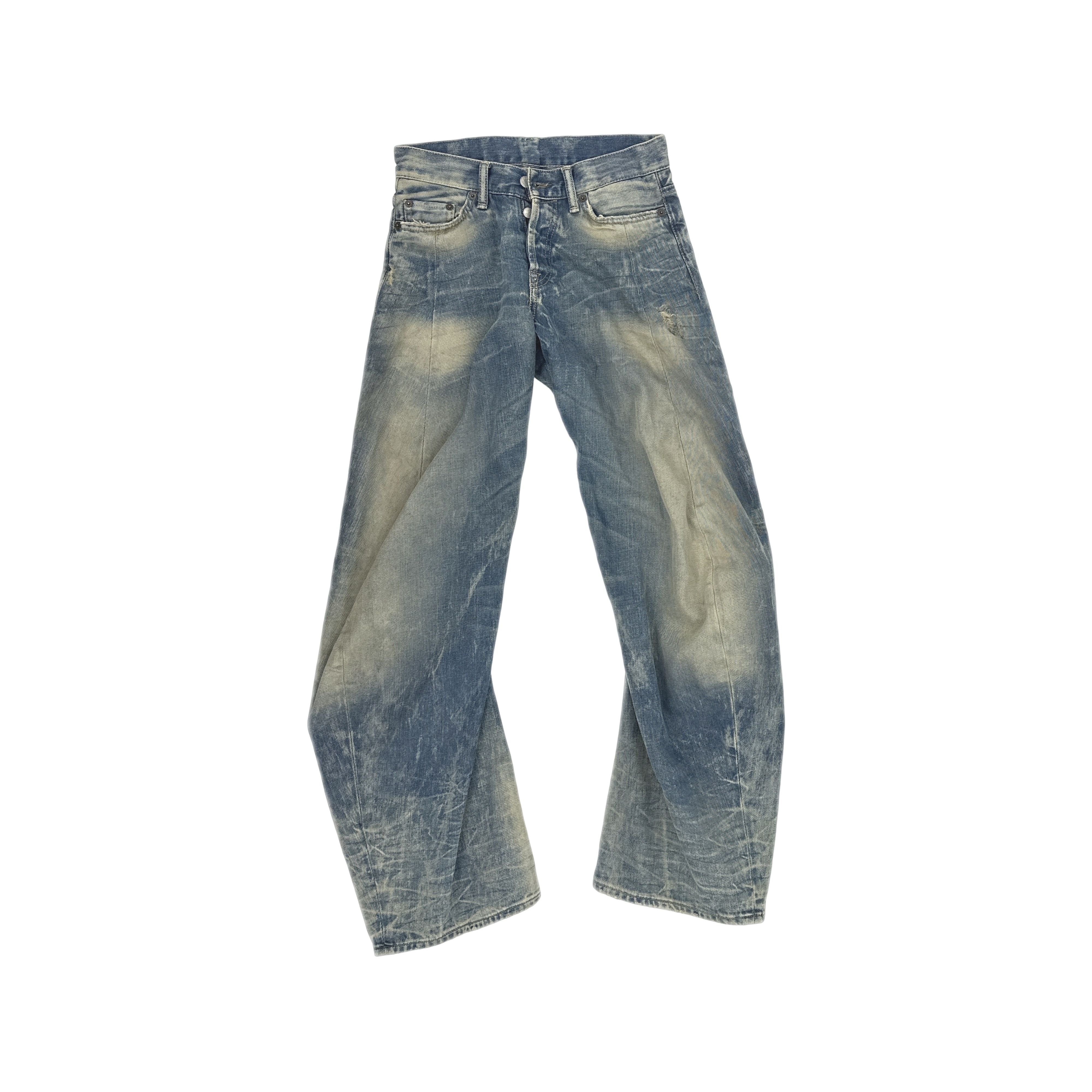 Acne Studios Acne Studios 2006F Bowed Leg Wide Jeans 25/30 Size 25" / US 0 / IT 36 - 1 Thumbnail