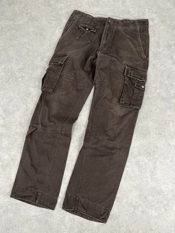 Diesel 2000s Diesel Brown Utility Cargo Pants Size US 33 - 5 Thumbnail