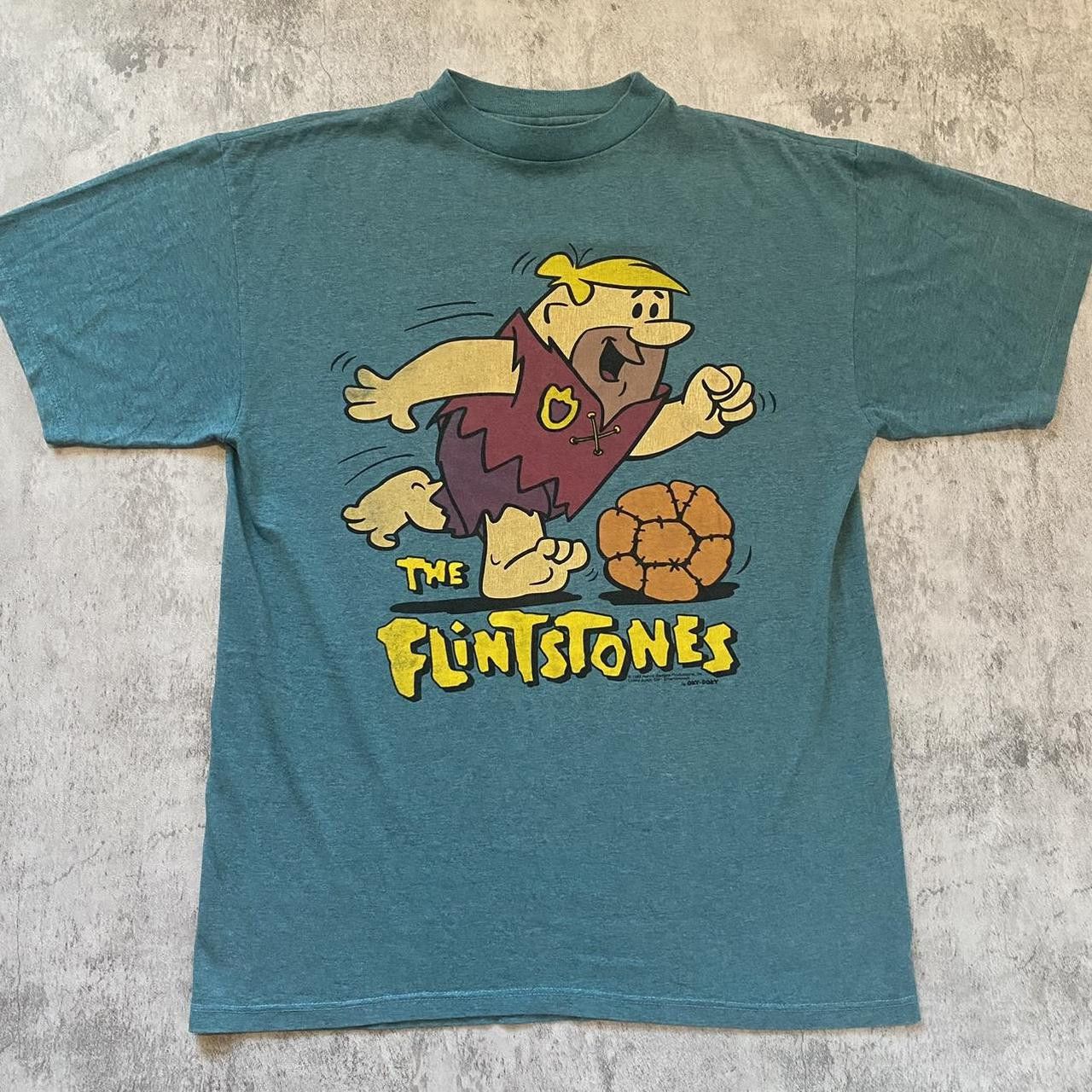 1993 Filntstones Movie Boxy Single Stitch Vintahe