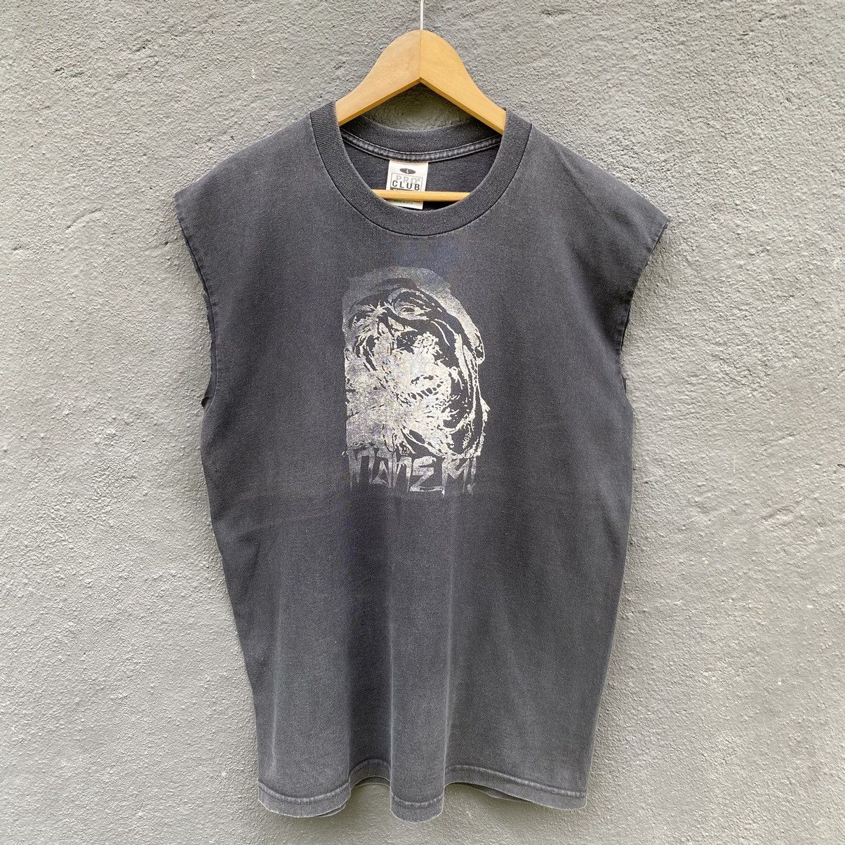 Vintage 💥SICK💥Thrashed Faded Vintage Screaming Man ERD GRUNGE TEE Size US L / EU 52-54 / 3 - 1 Thumbnail