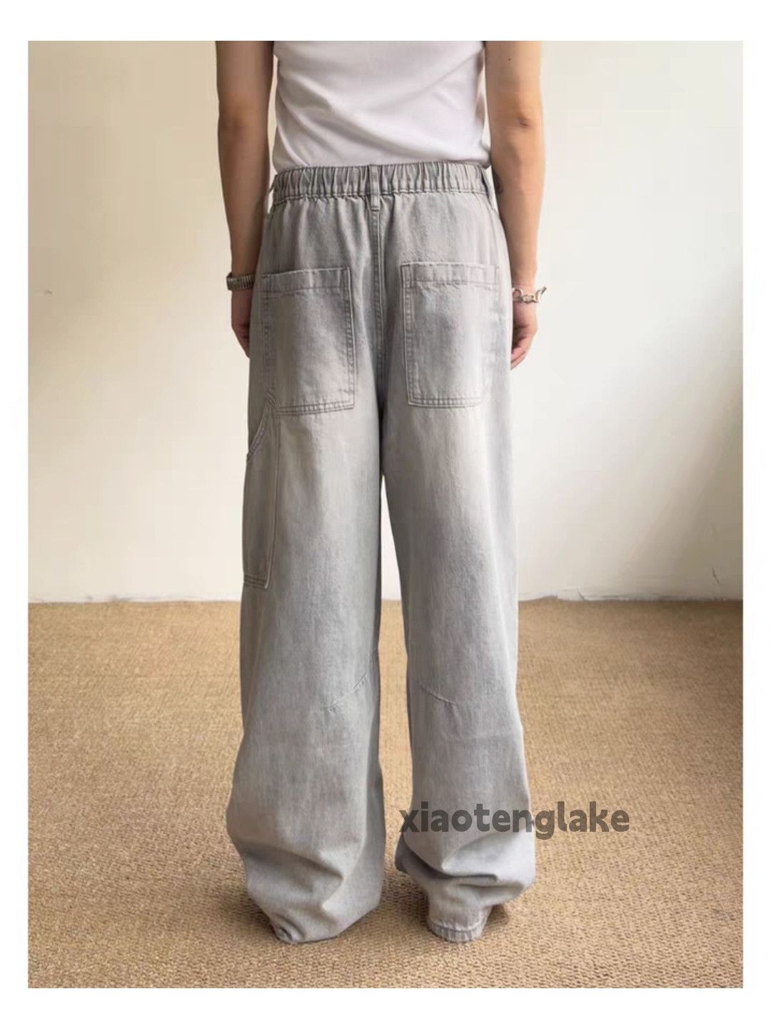 Jean xz Balenciaga rickowens style baggy wide carpenter jeans Size US 30 / EU 46 - 5 Thumbnail