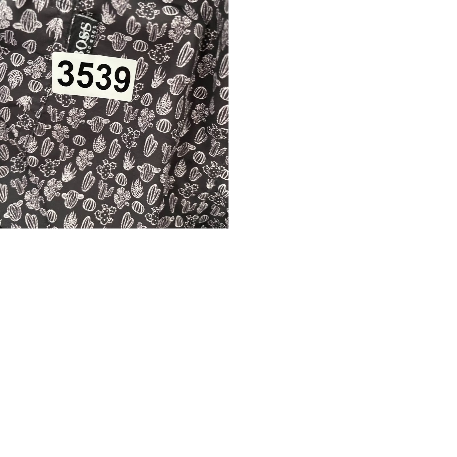 Hugo Boss HUGO BOSS Shorts Mens L Black Cactus All Over Print Swim Trunks Lined Men Size US 33 - 10 Thumbnail