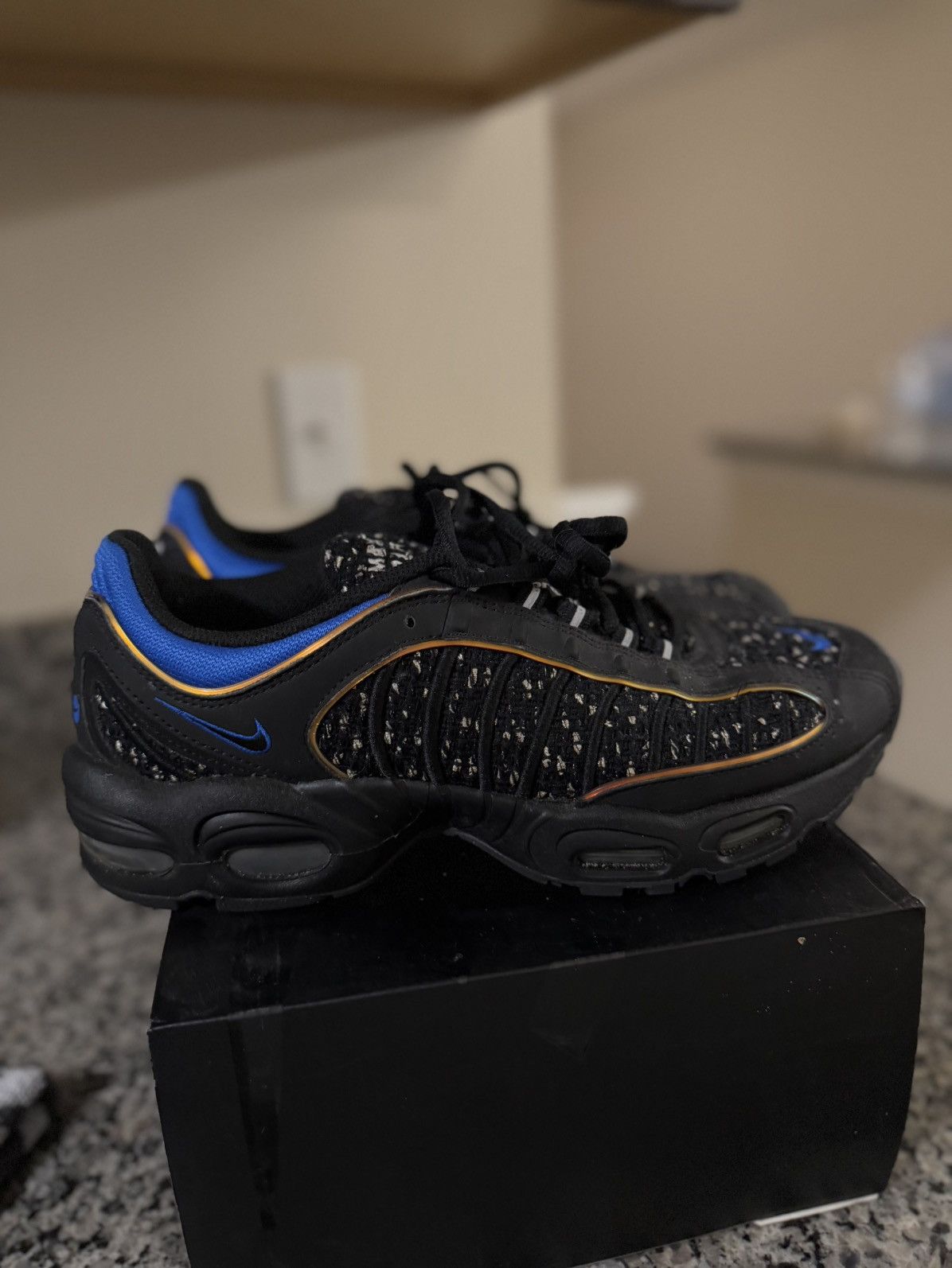 Nike Air Max Tailwind X Supreme Black Men's Cobalt
