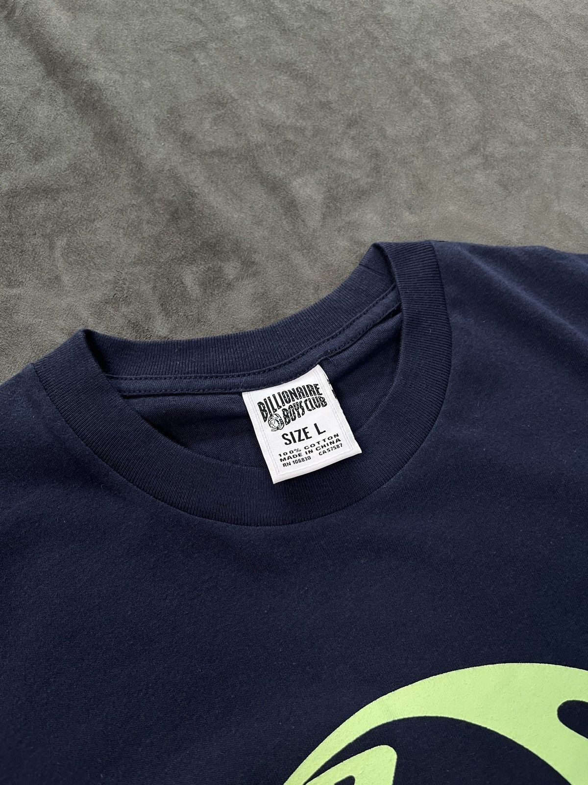 Billionaire Boys Club Rare Billionaire Boys Club BBC Helmet Print T-Shirt Navy L Size US L / EU 52-54 / 3 - 3 Thumbnail