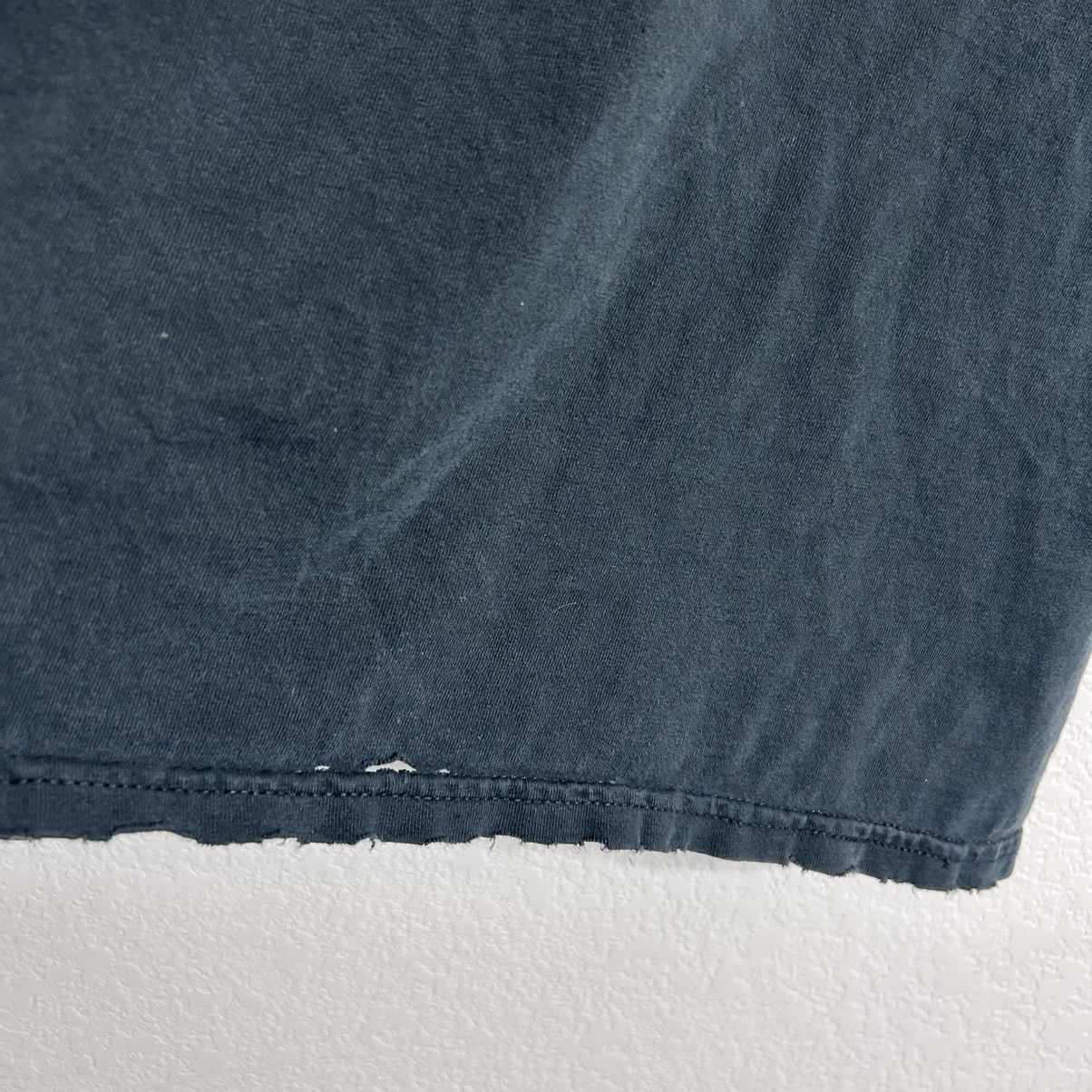 Fruit Of The Loom × Vintage Vintage 90s fruit of the loom faded black blank tee shirt Size US XL / EU 56 / 4 - 6 Thumbnail
