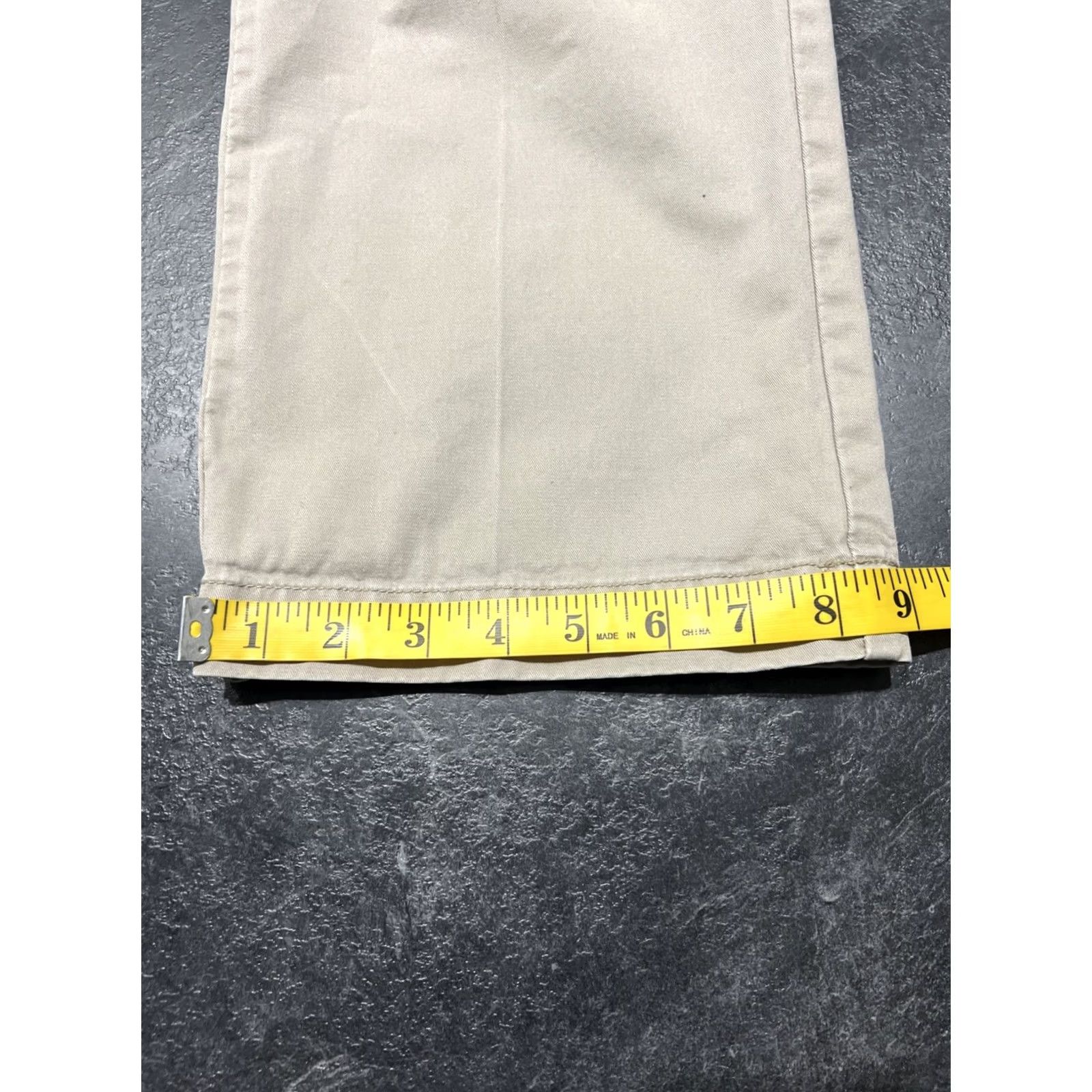 Vintage St. John's Bay Pants Khaki Beige Straight Chino Mens 38 X 29 Slim Classic Flat Front Belt Loops Size US 38 / EU 54 - 6 Thumbnail