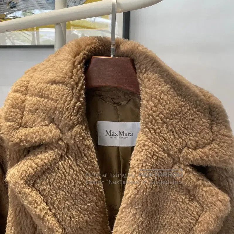 Max Mara MaxMara Winter Brown Short Coat for Women . Size S / US 4 / IT 40 - 6 Thumbnail