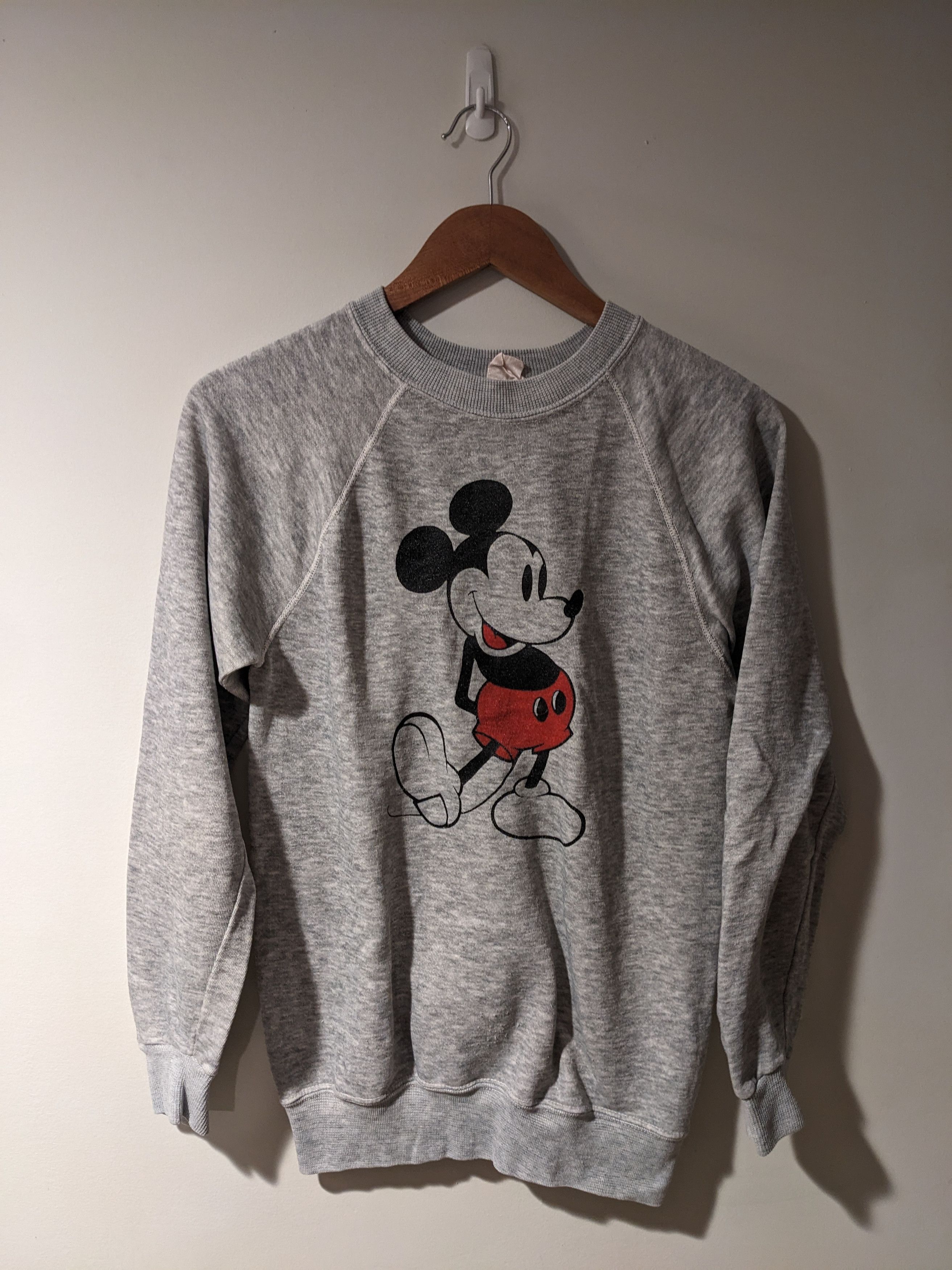 Disney × Vintage Vintage 80s Disney Mickey Mouse Light Weight Sweatshirt Size US S / EU 44-46 / 1 - 1 Thumbnail