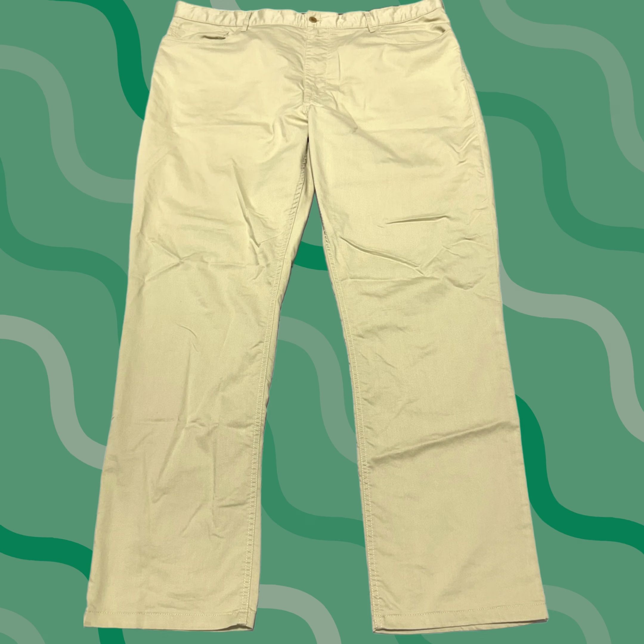 Polo Ralph Lauren Polo Ralph Lauren Pants Mens 40x32 Beige Tailored Fit Performance Twill Golf Chino Regular Straight Casual Pants Mens Beige Polo Ralph Lauren Size US L / EU 52-54 / 3 - 1 Thumbnail