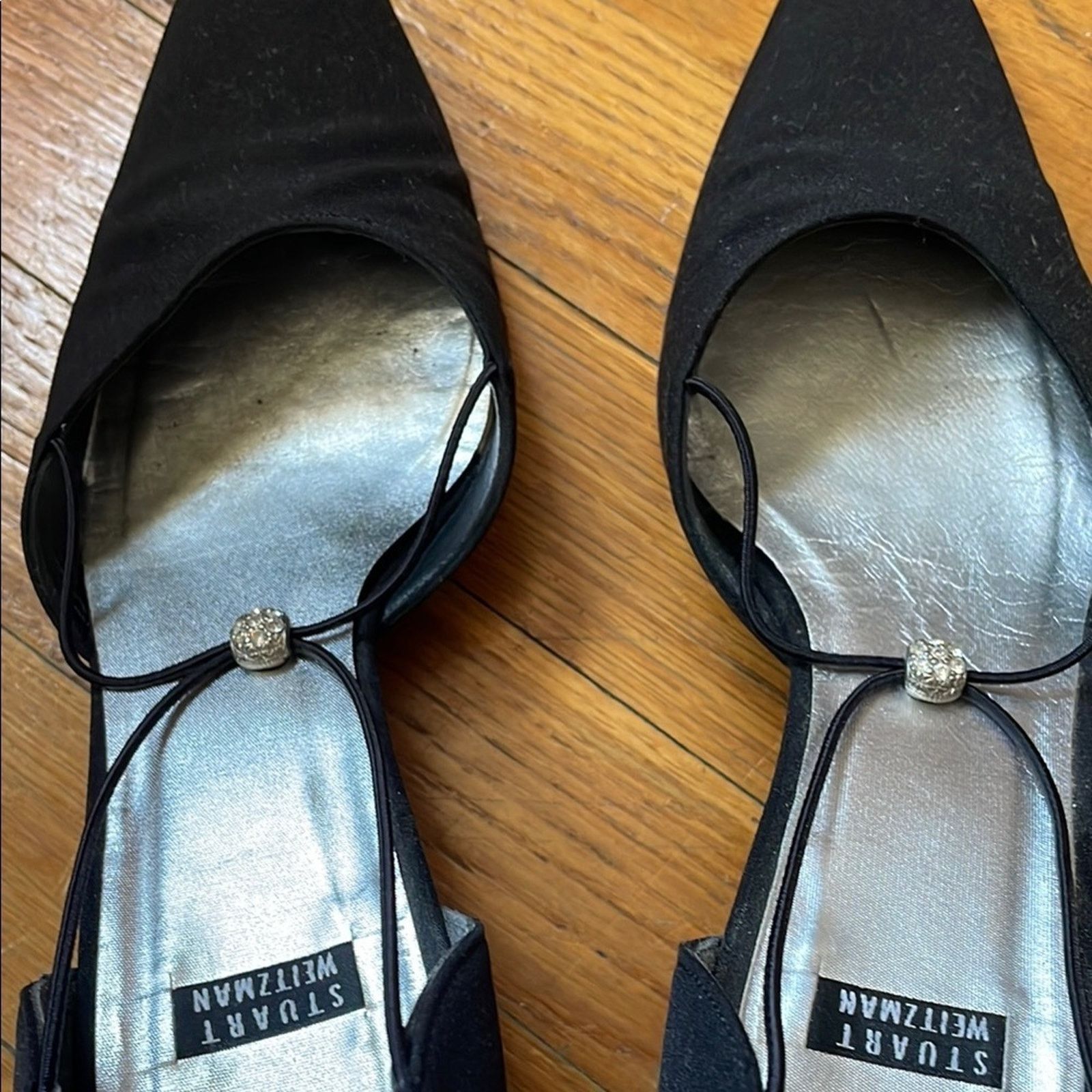 Stuart Weitzman Vintage 2” Stuart Weitzman Black Heels with d'Orsay Style Size US 8.5 / IT 38.5 - 6 Thumbnail