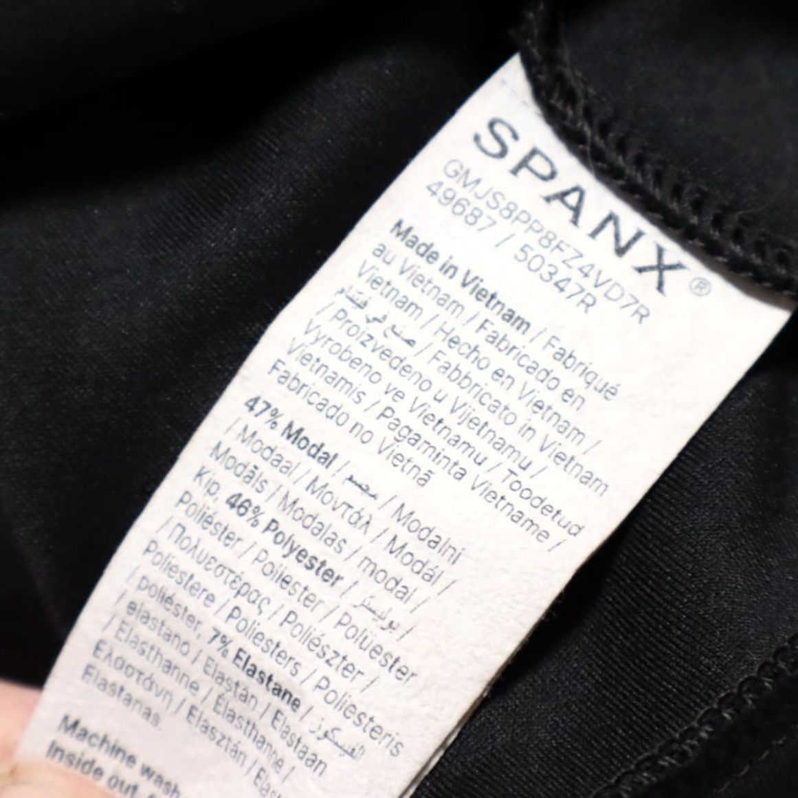 Spanx Spanx Airessentials Crew Sweatshirt Black Women's L Shirt Crew Neck Long Sleeve Solid Stretch Relaxed Fit Vintage: No (but avoid adding N/A). Size L / US 10 / IT 46 - 6 Thumbnail